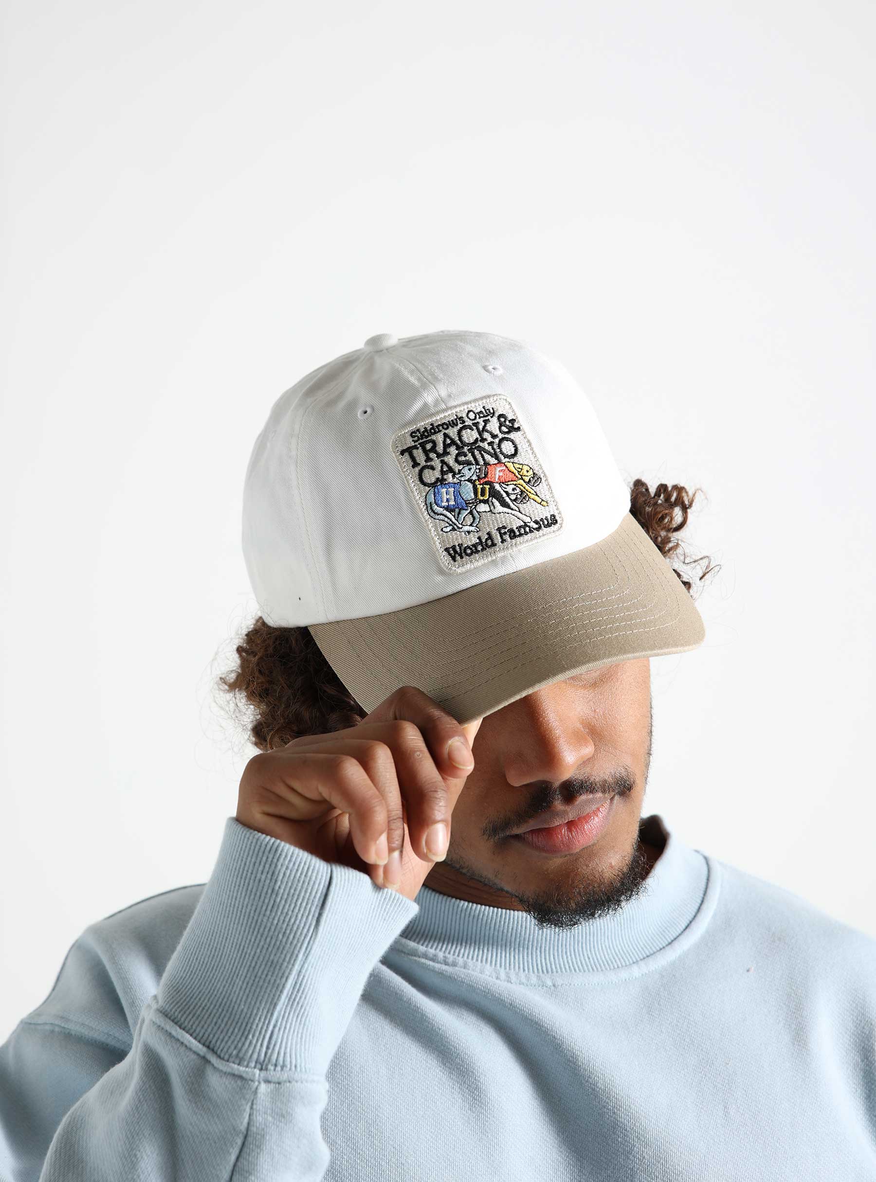 HUF Long Shot Cv 6 Panel Hat White Freshcotton