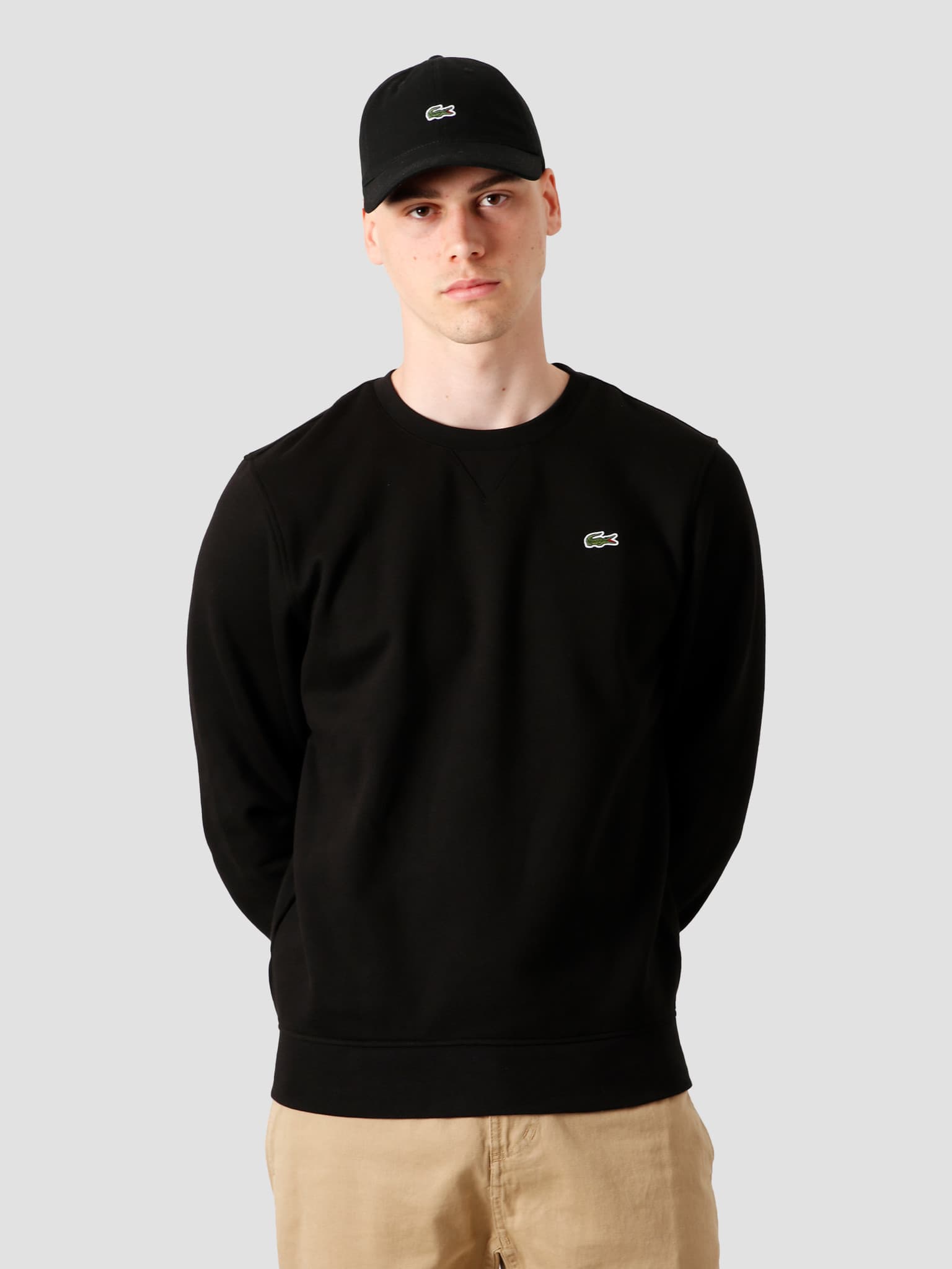 1HS1 Sweatshirt Black Freshcotton