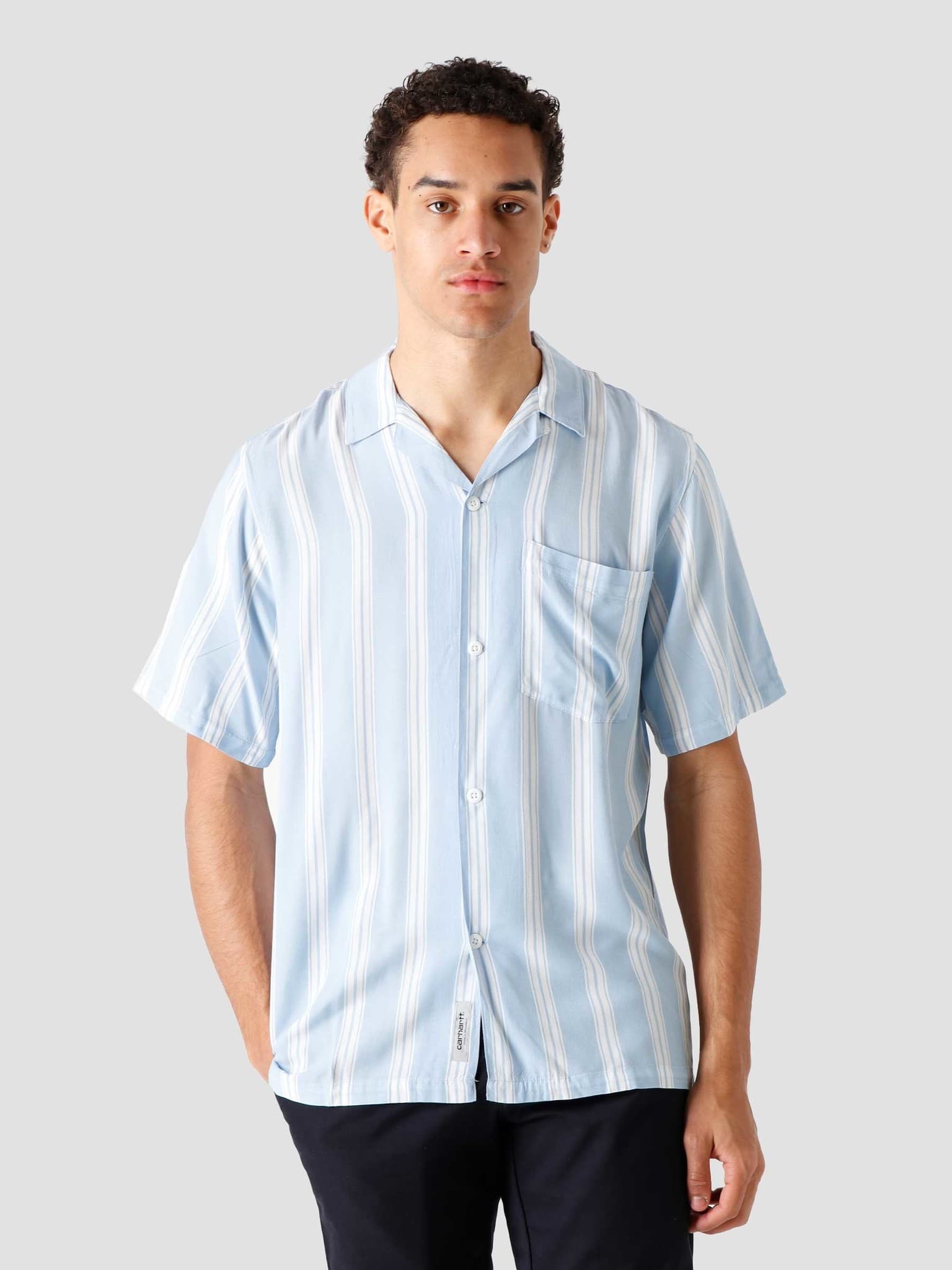 SS Foley Shirt Foley Stripe Wave - Freshcotton