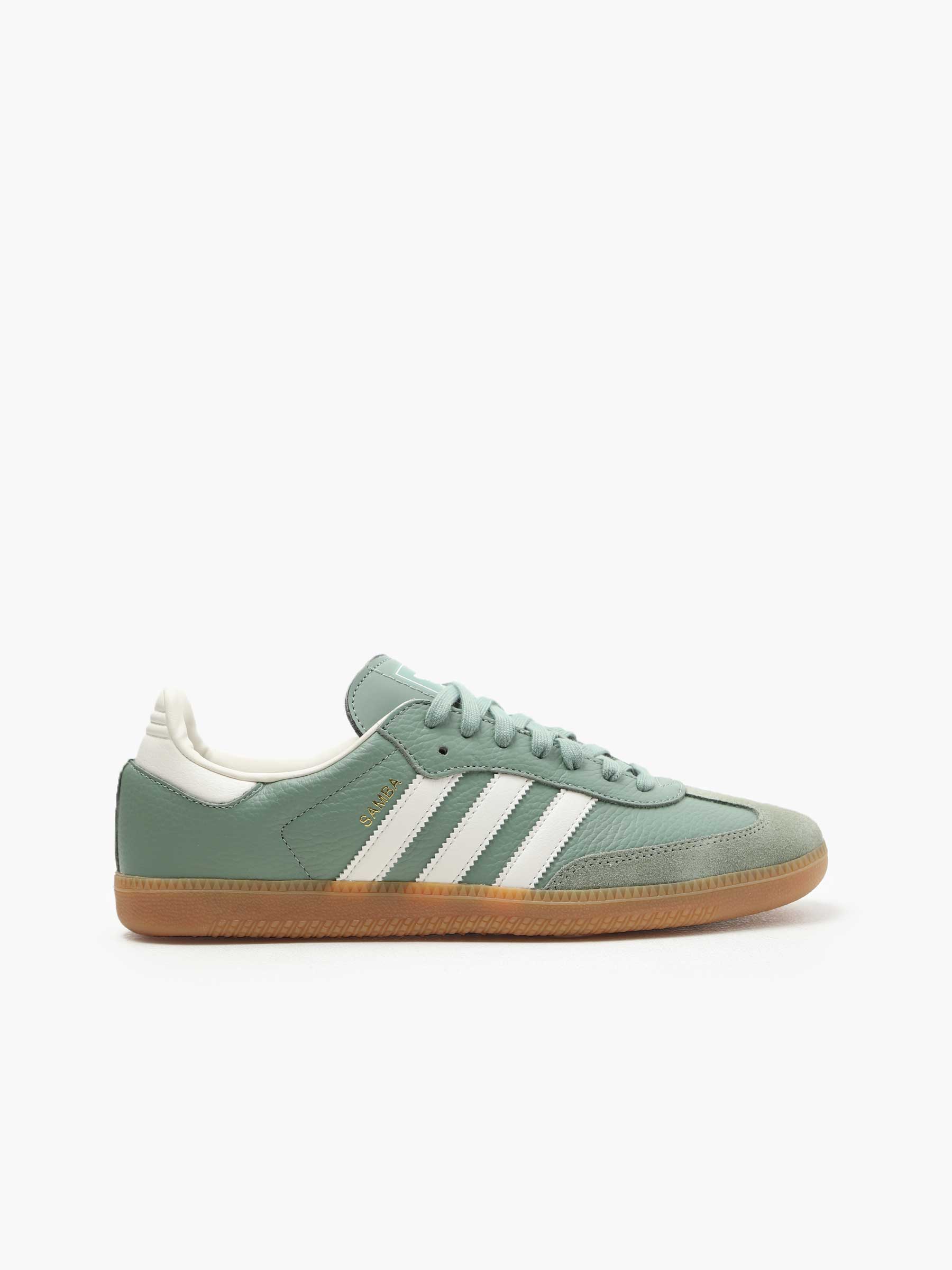 adidas Samba OG W Silver Green Core White Gum - Freshcotton