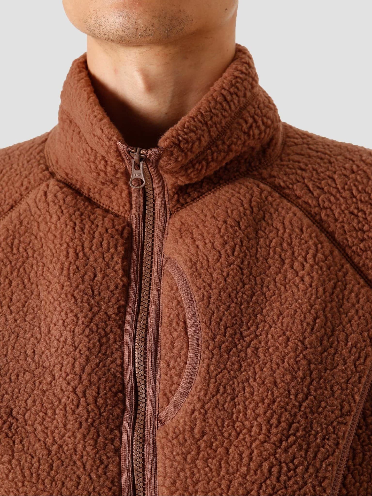 Thermal Boa Fleece Jacket Brown SW-20AU005