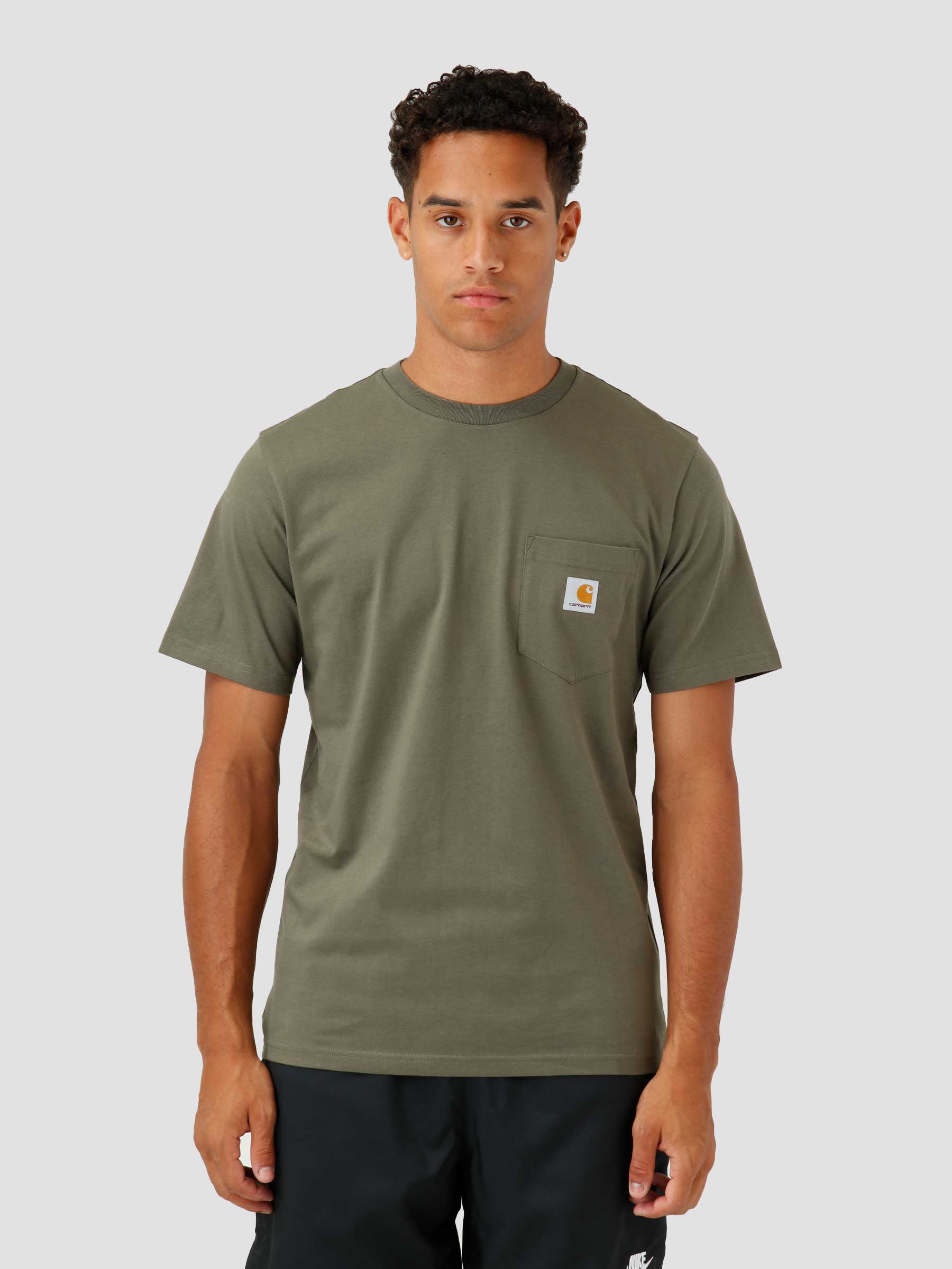 Carhartt WIP Pocket T-Shirt Seaweed - Freshcotton