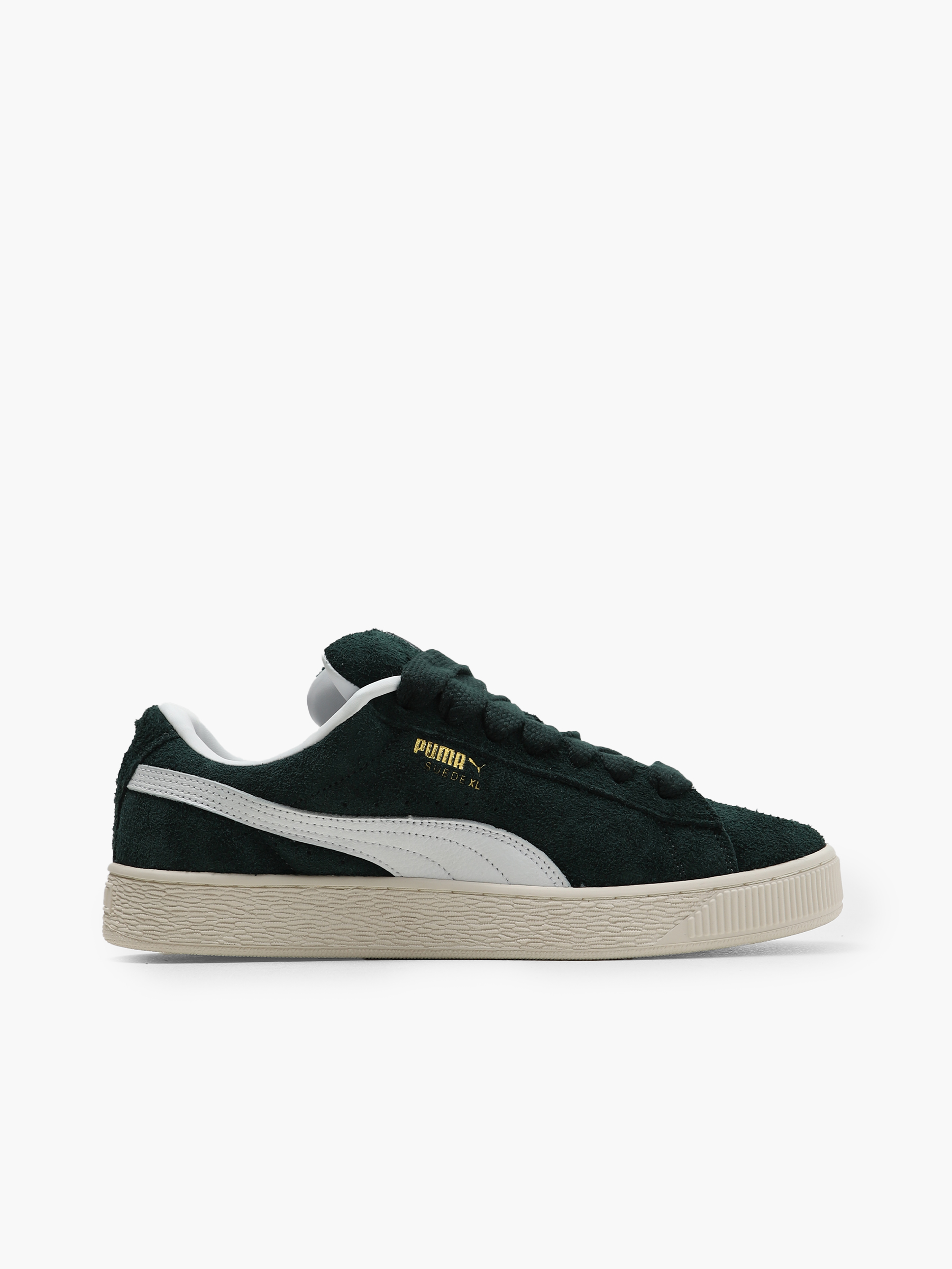 Puma Suede XL Hairy Ponderosa Pine Frosted Ivory - Freshcotton