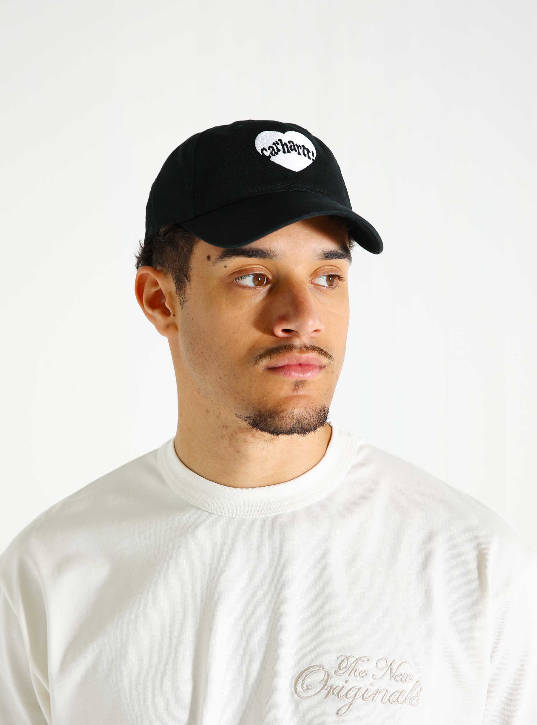 Carhartt WIP Amour Cap Black White - Freshcotton