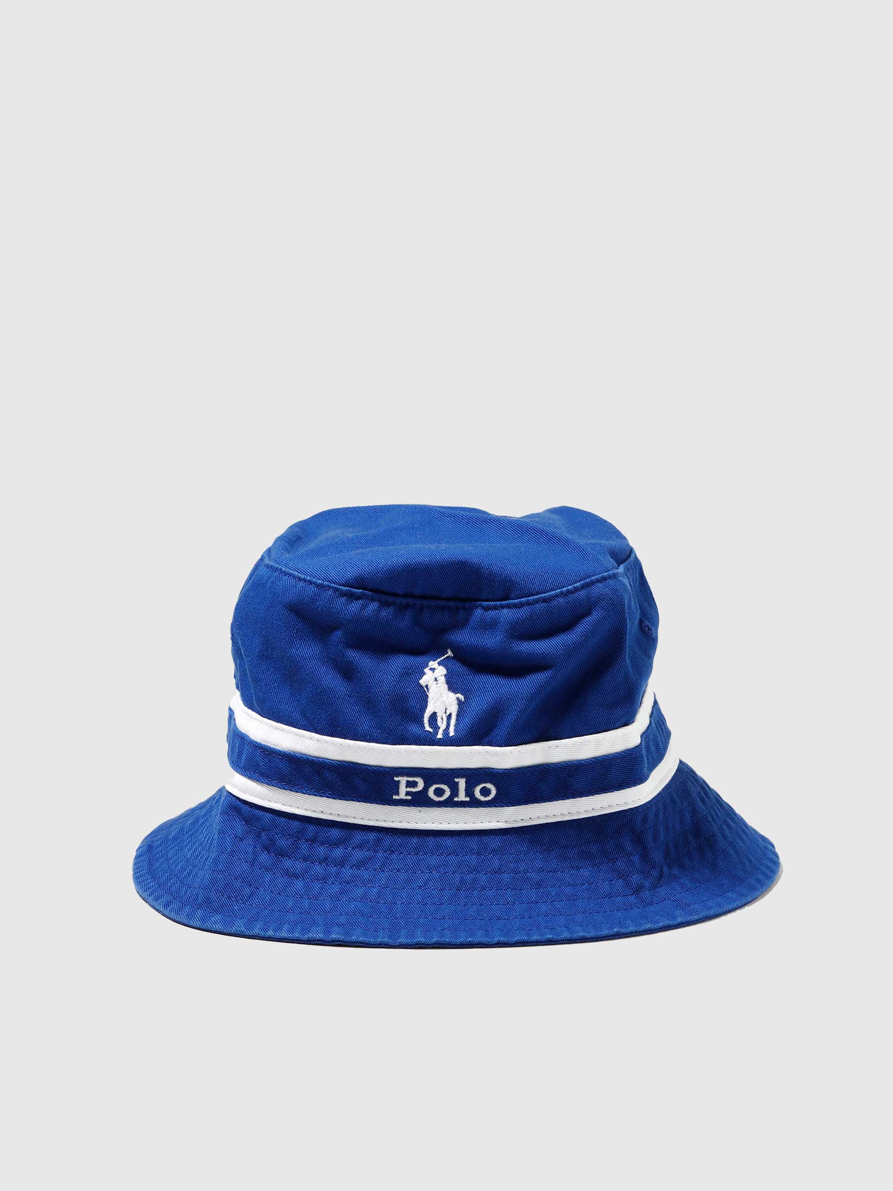 Navy blue polo bucket hot sale hat