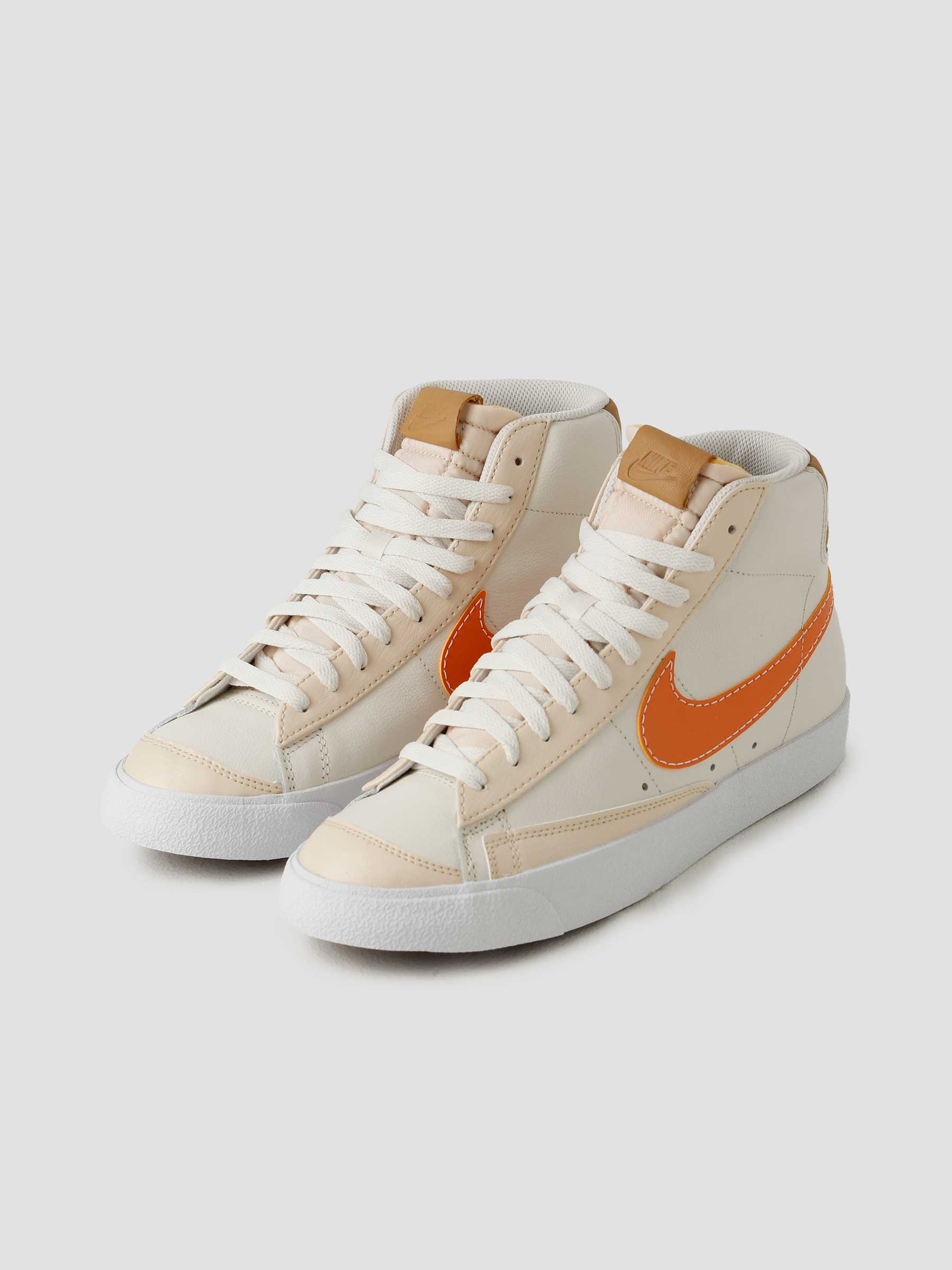 Nike Blazer Mid '77 EMB Phantom Hot Curry Pearl White - Freshcotton