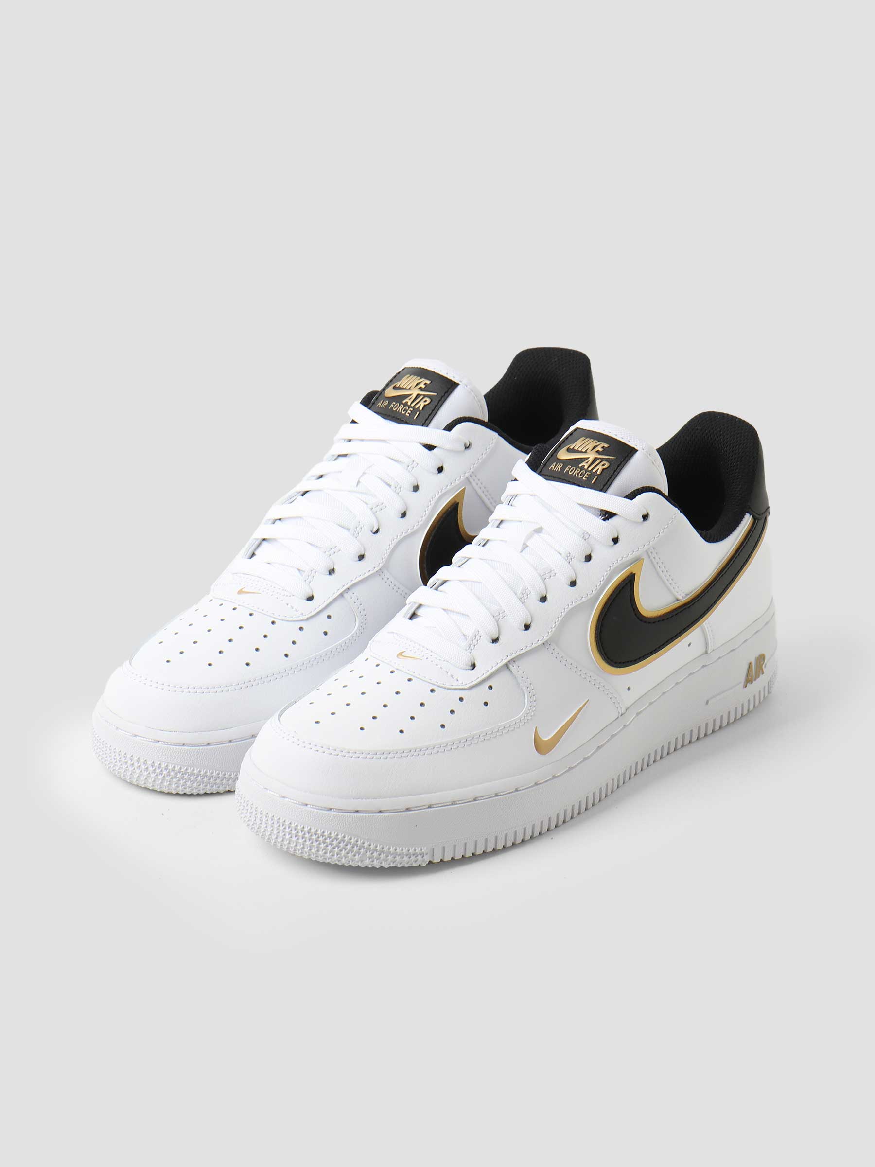 Air force 1 2025 '07 lv8 black/white/metallic gold