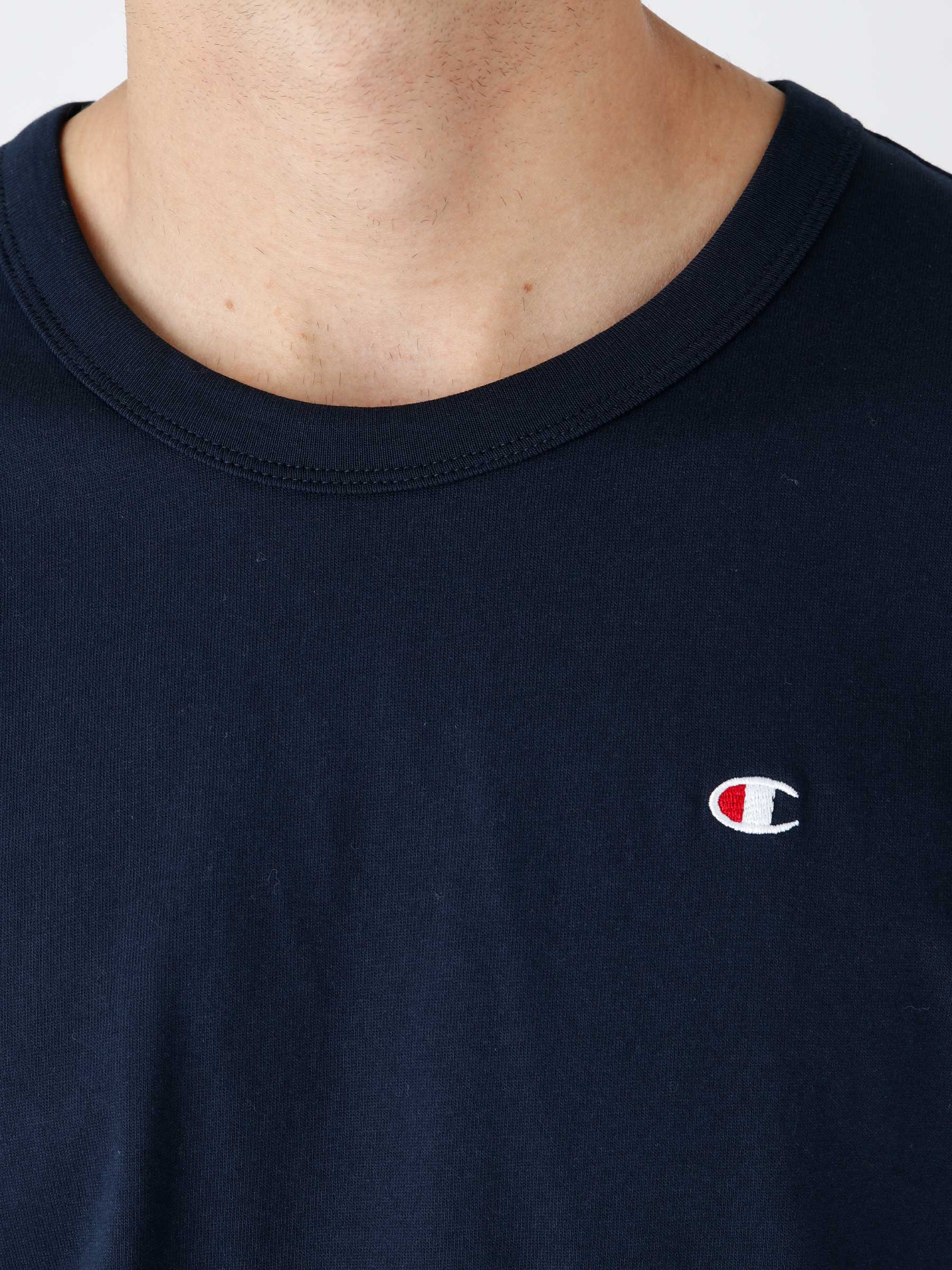 Champion crewneck navy on sale blue