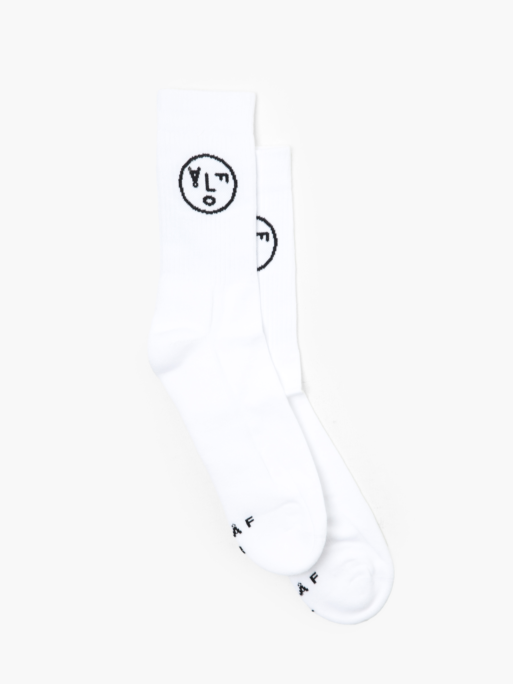 OLAF Face Socks White - Freshcotton