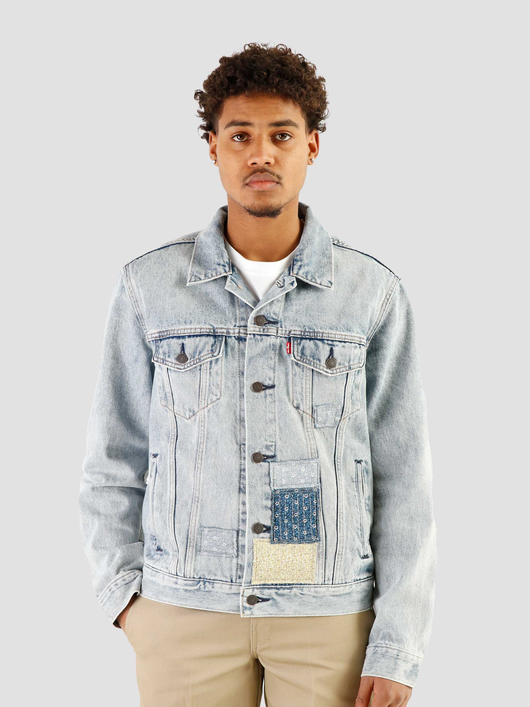 levi's altered trucker jacket mens