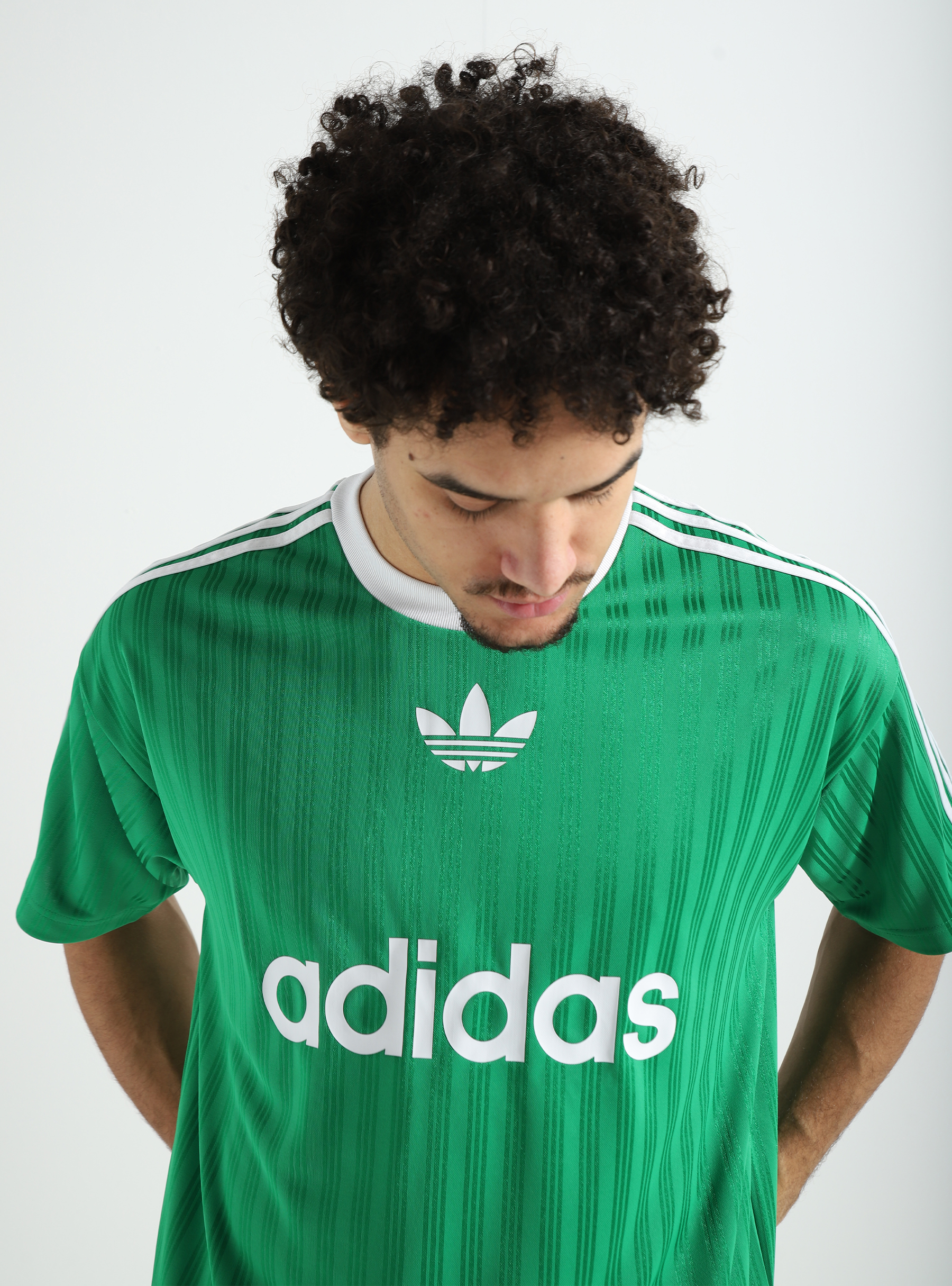 Adidas t shirt store mens green