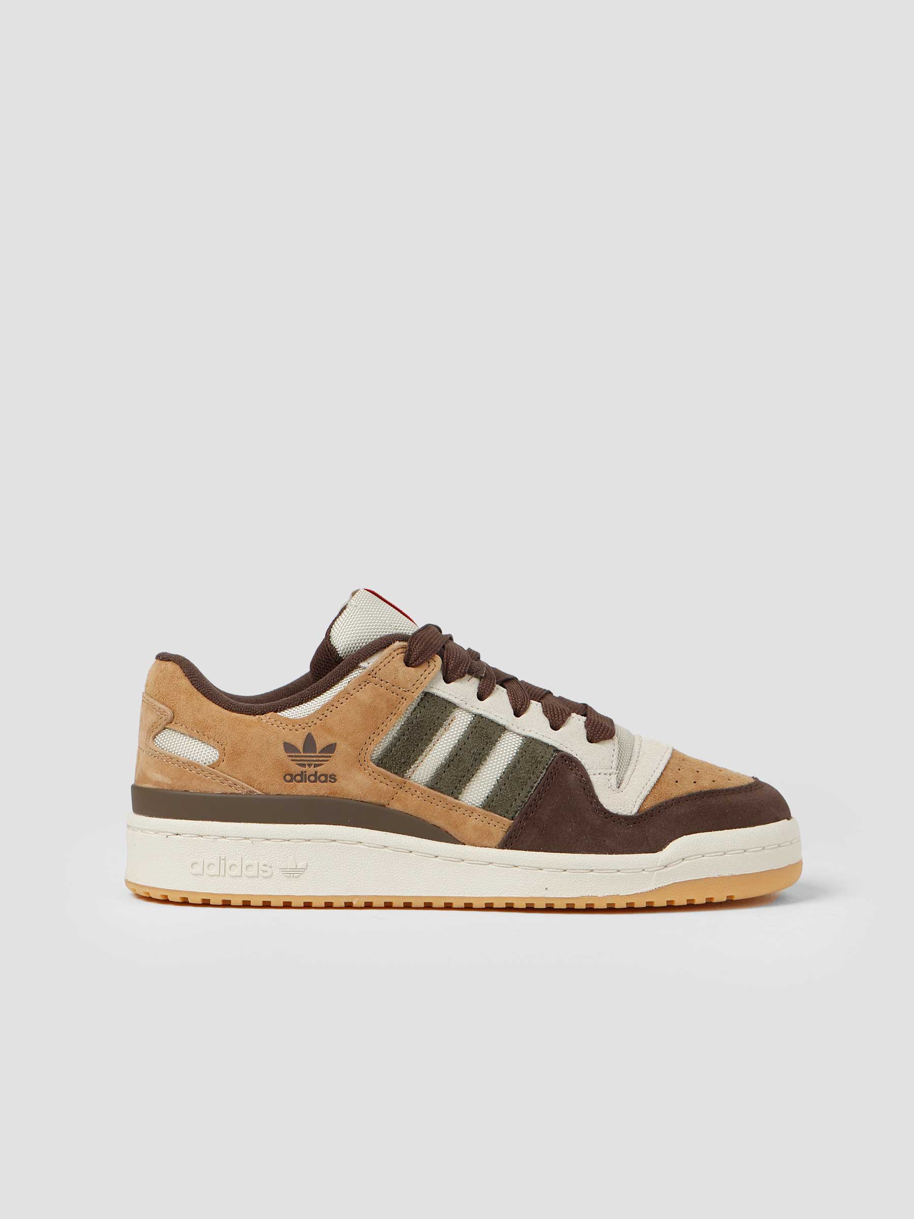 adidas forum 84 low cl alumina branch & brown