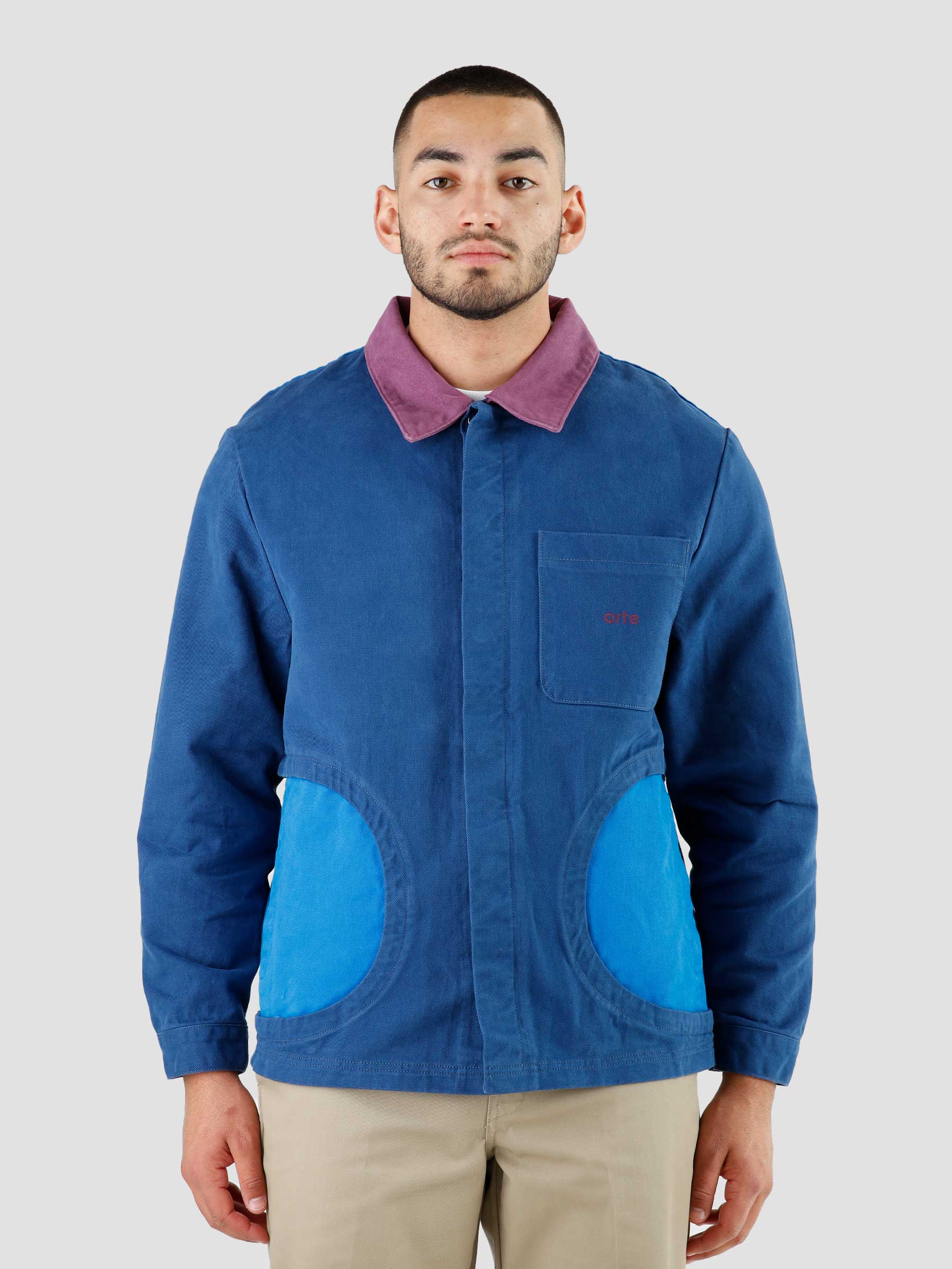 Jones Allover Jacket - Navy/Cream – Arte Antwerp