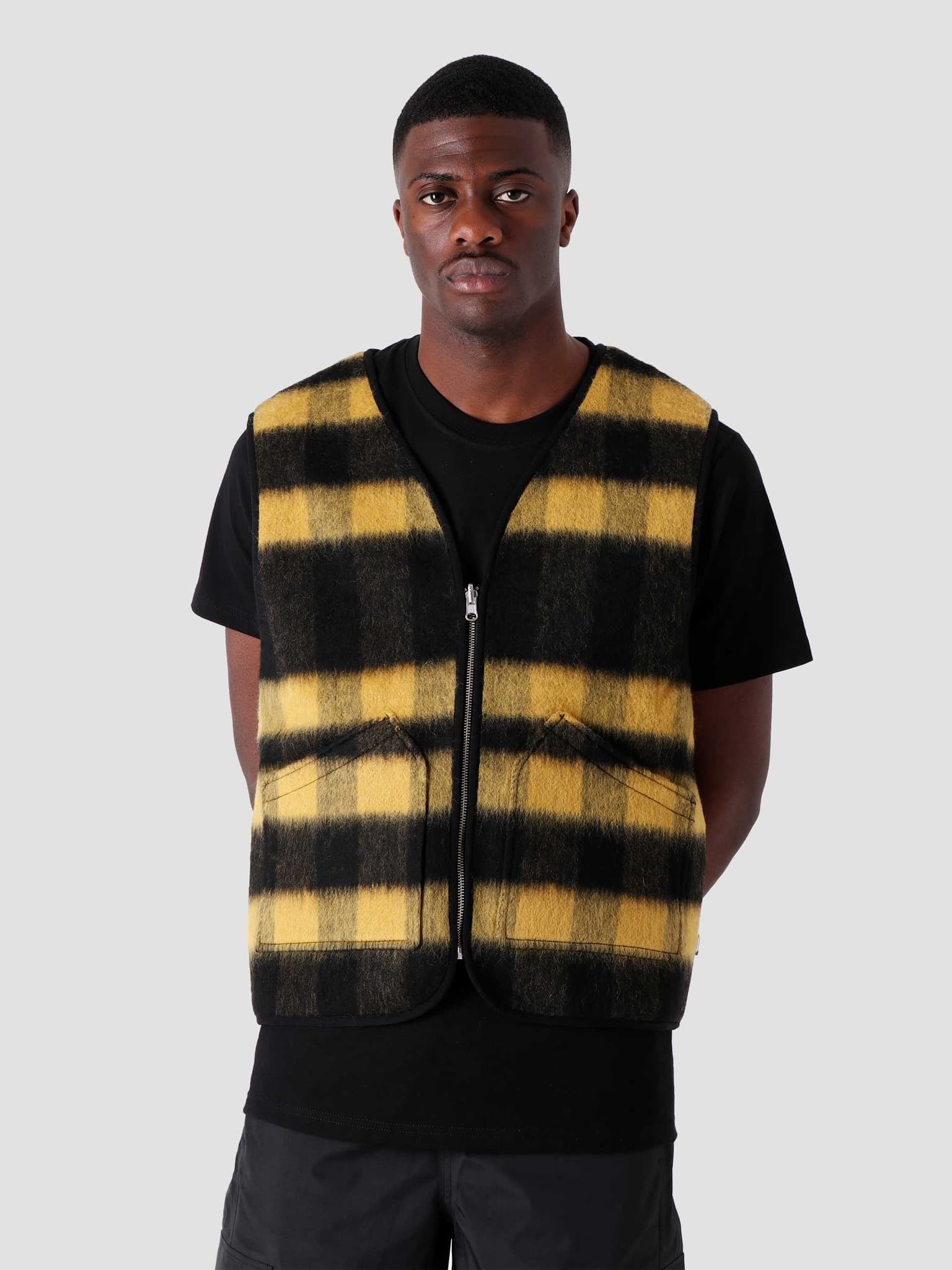 Block Reversible Vest Mustard 118415-0203