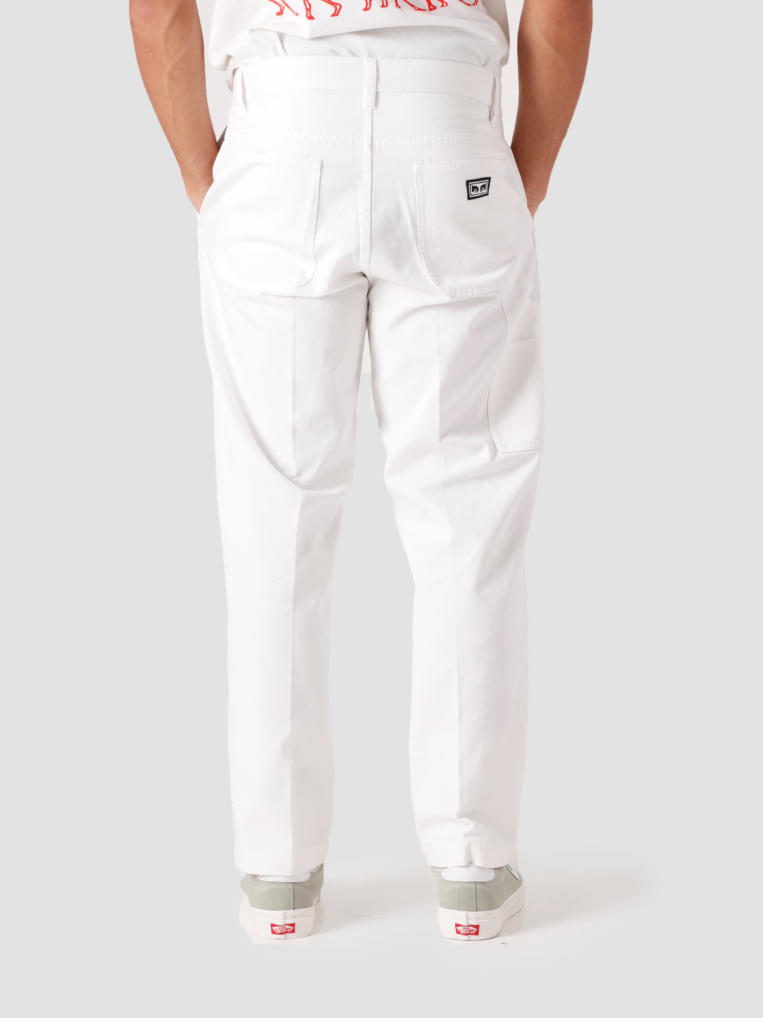 EIGHTYFIVE CARPENTER - Relaxed fit jeans - off white/off-white -  Zalando.co.uk