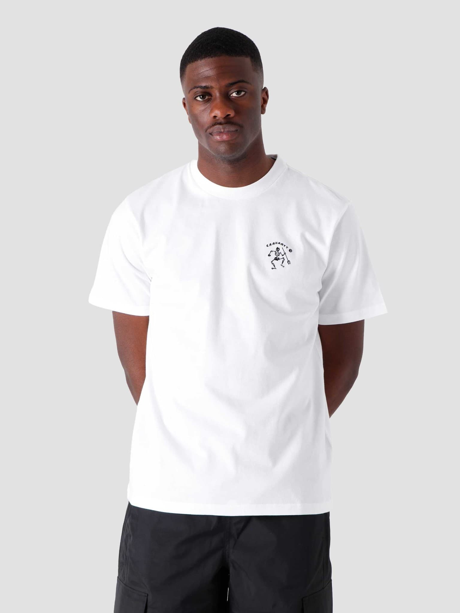 Carhartt WIP SS Misfortune T Shirt White - Freshcotton