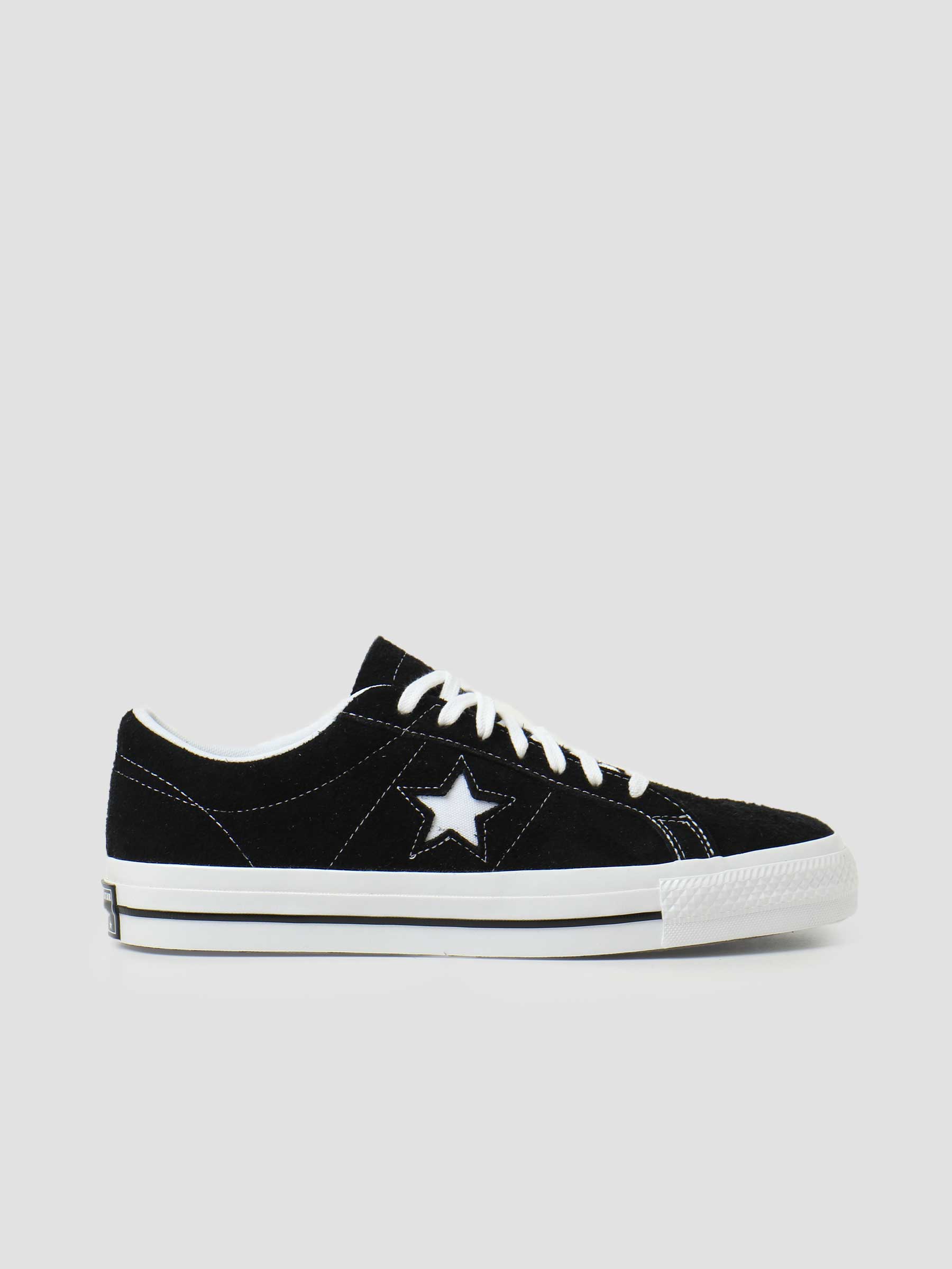 Converse One Star OX Black Black White - Freshcotton