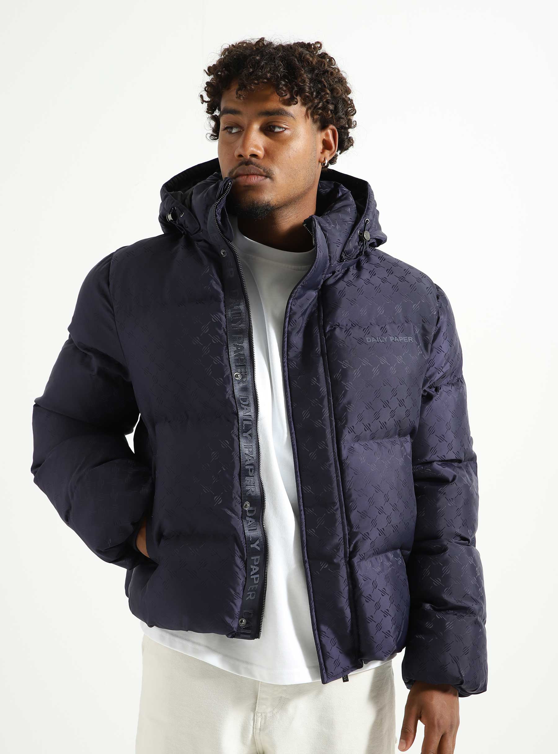 Ravan Puffer Jacket Deep Navy - Freshcotton