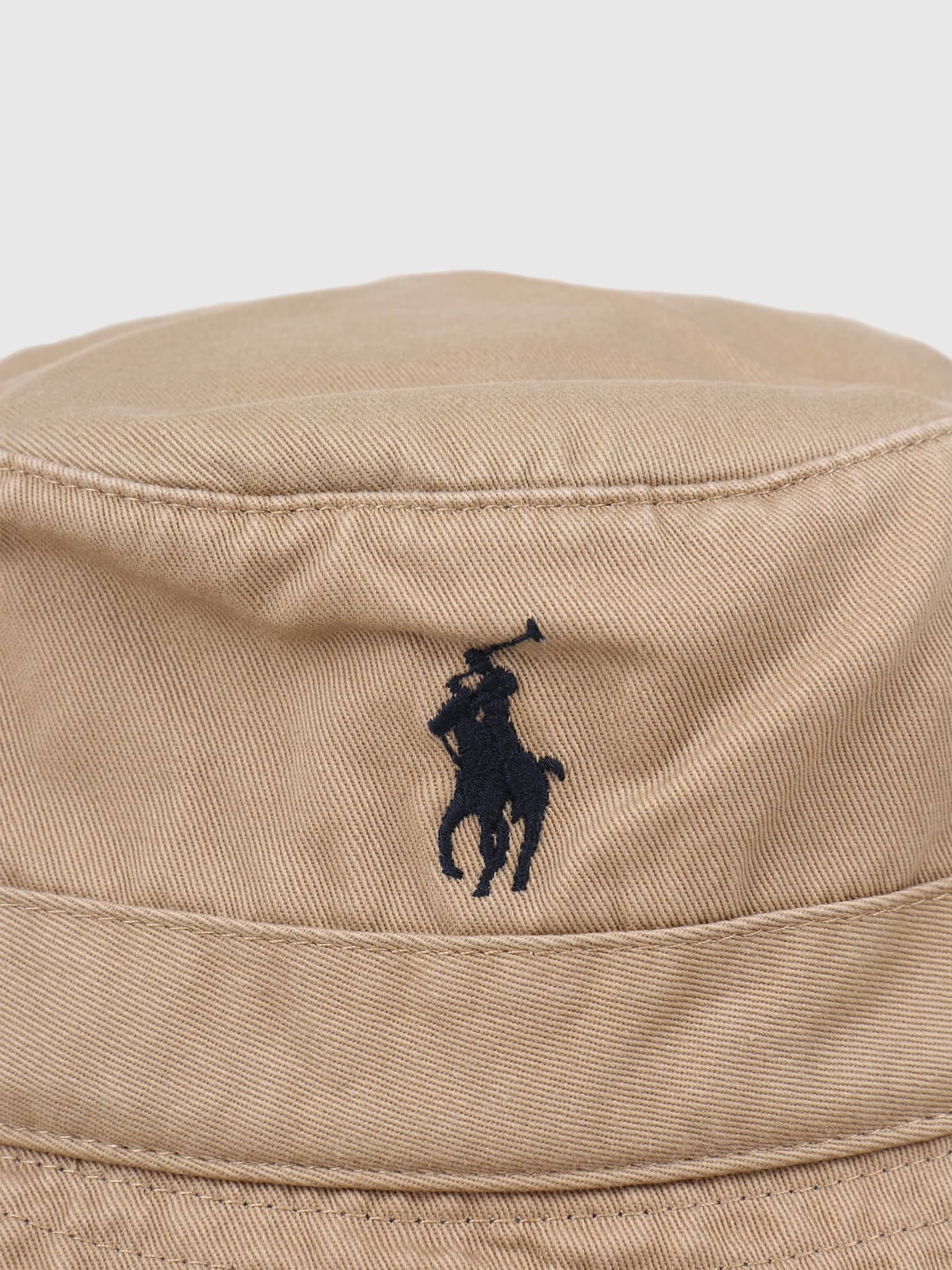 Polo Ralph Lauren, Gecko-Embroidered Bucket Hat, Men, Vintage Khaki
