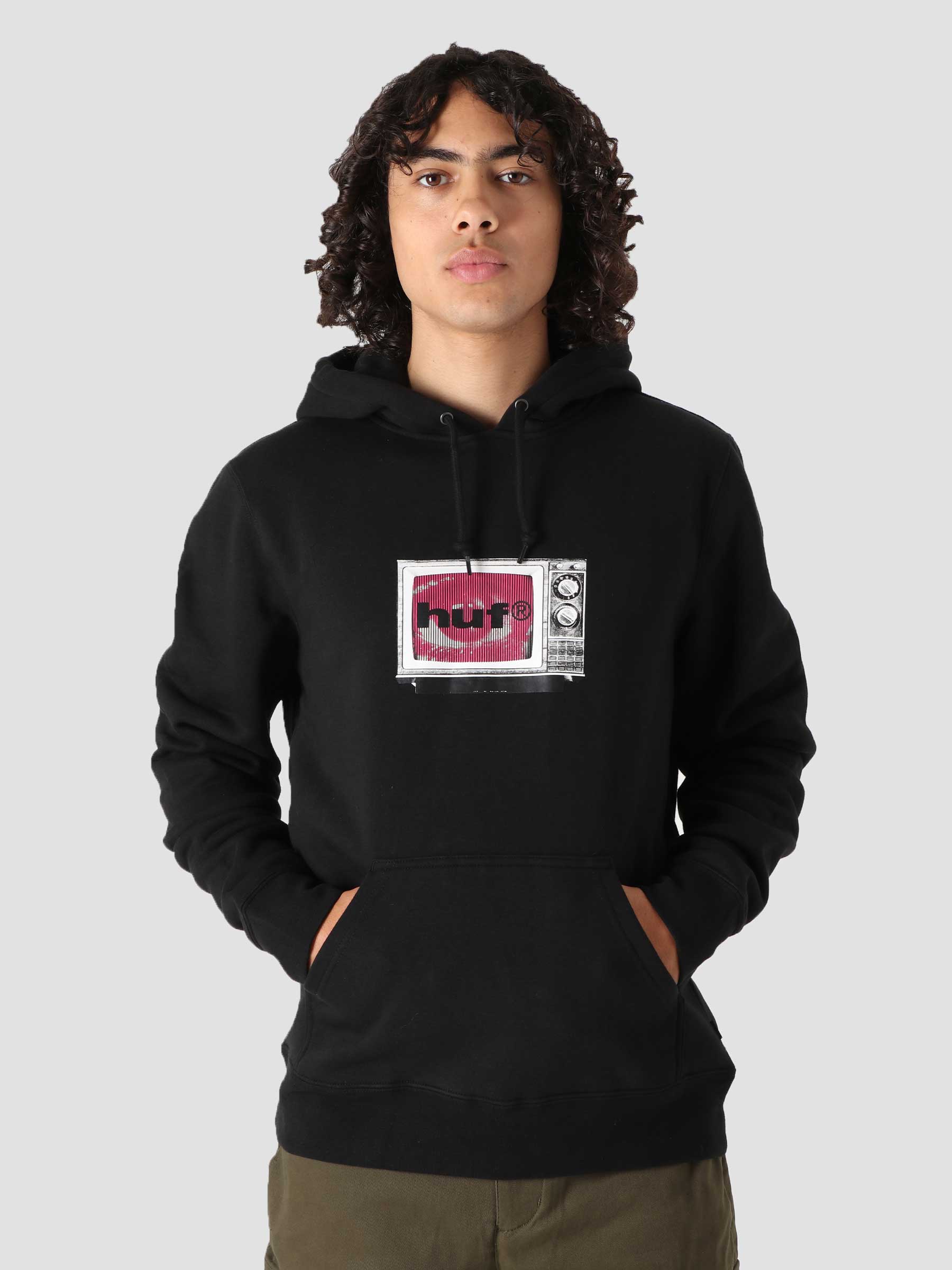 HUF Eye Witness Hoodie Black - Freshcotton