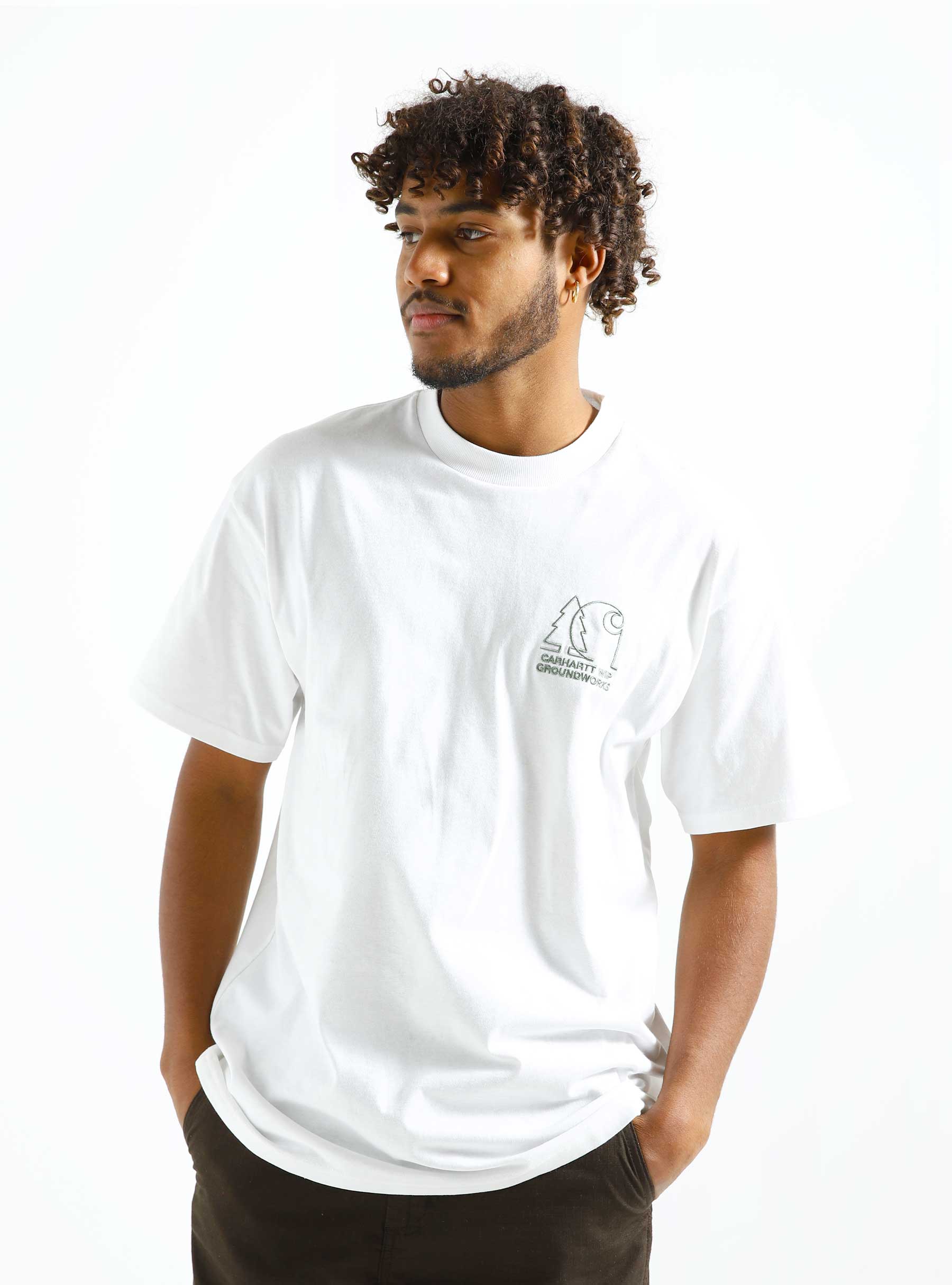 Carhartt WIP Groundworks T-shirt White - Freshcotton