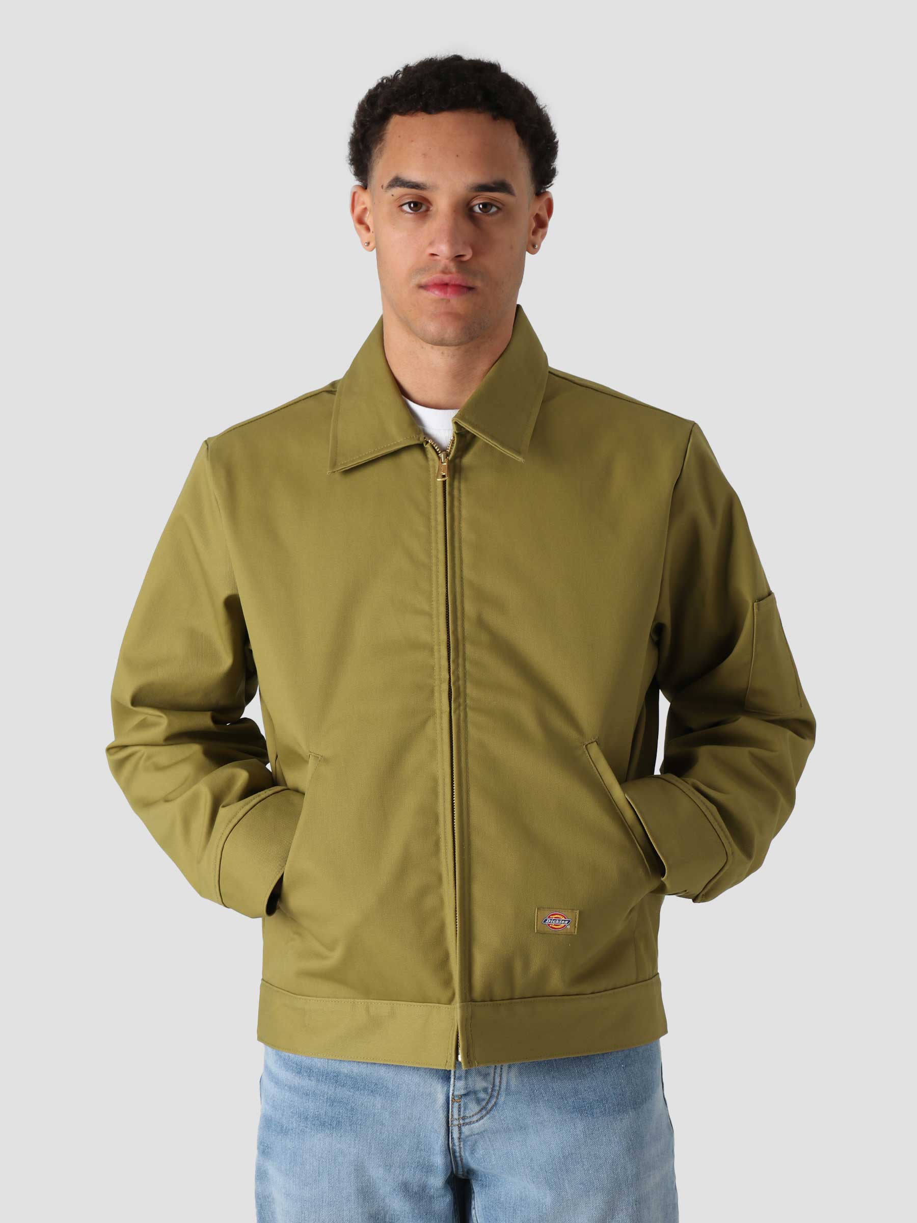 Dickies Lined Eisenhower Jacket Rec Green Moss - Freshcotton