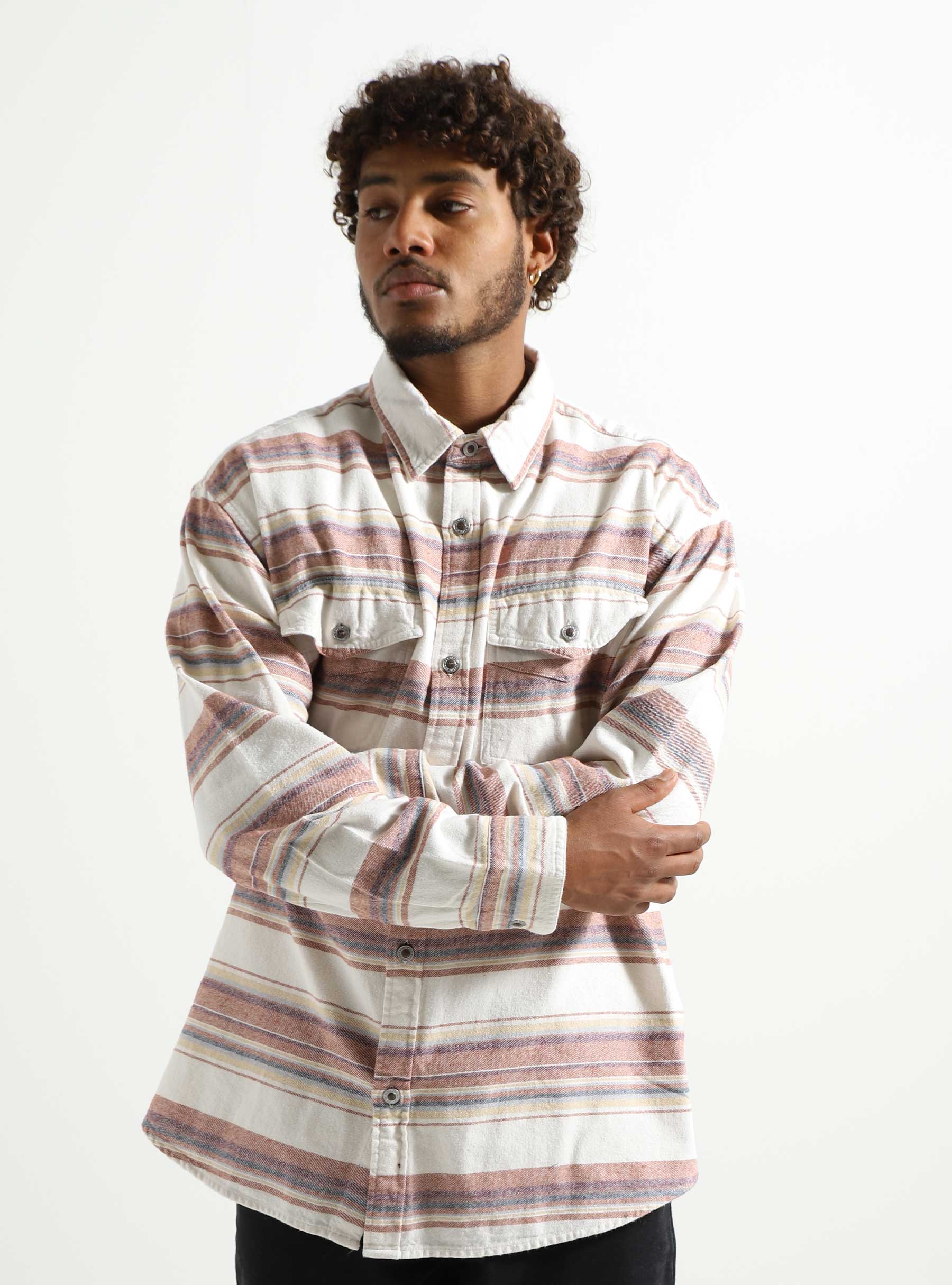 Levis Silvertab 2 Pocket Shirt Kingsley Stripe Multi-Color - Freshcotton