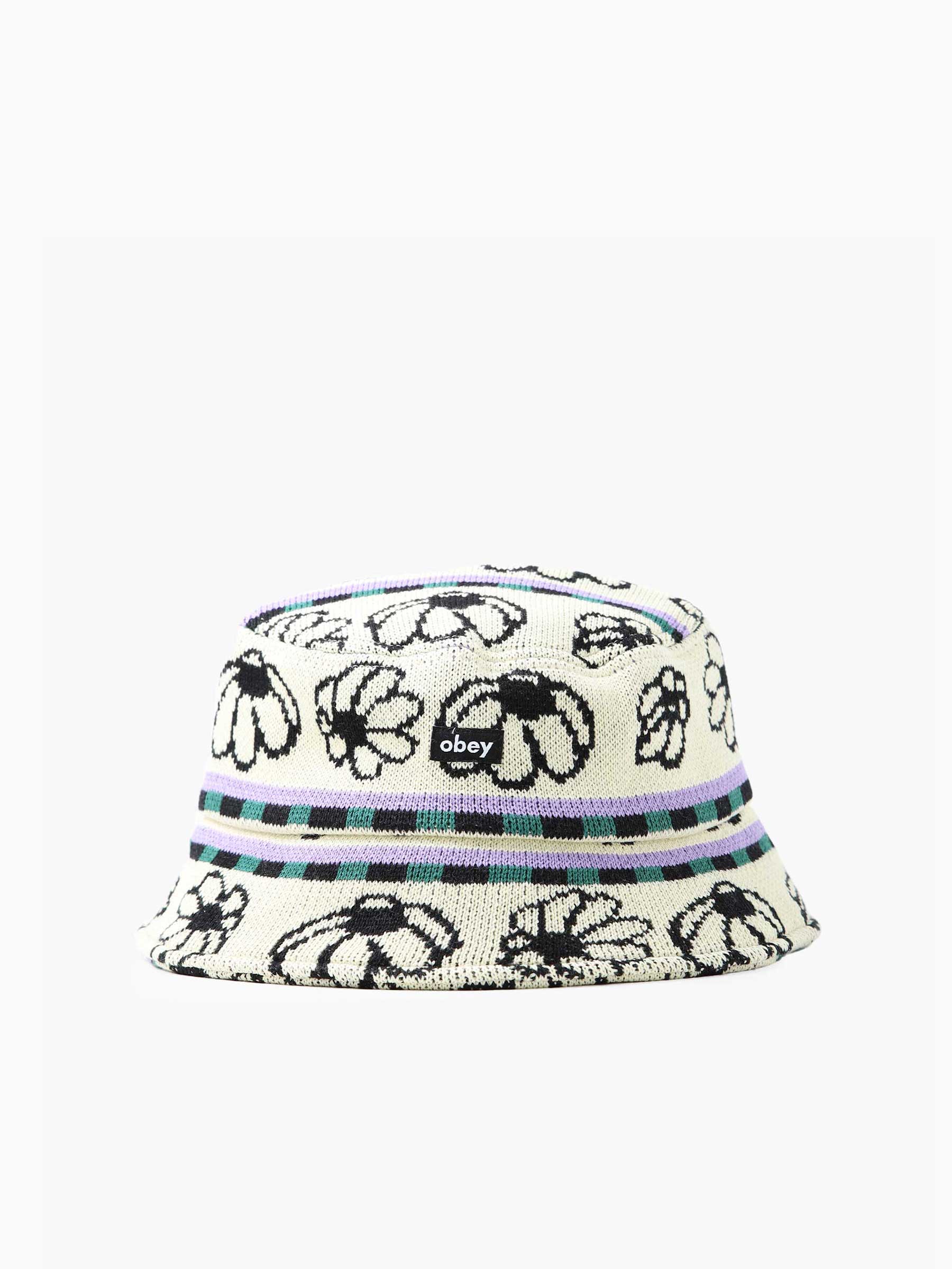 Obey Expand Bucket Hat Unbleached Multi - Freshcotton