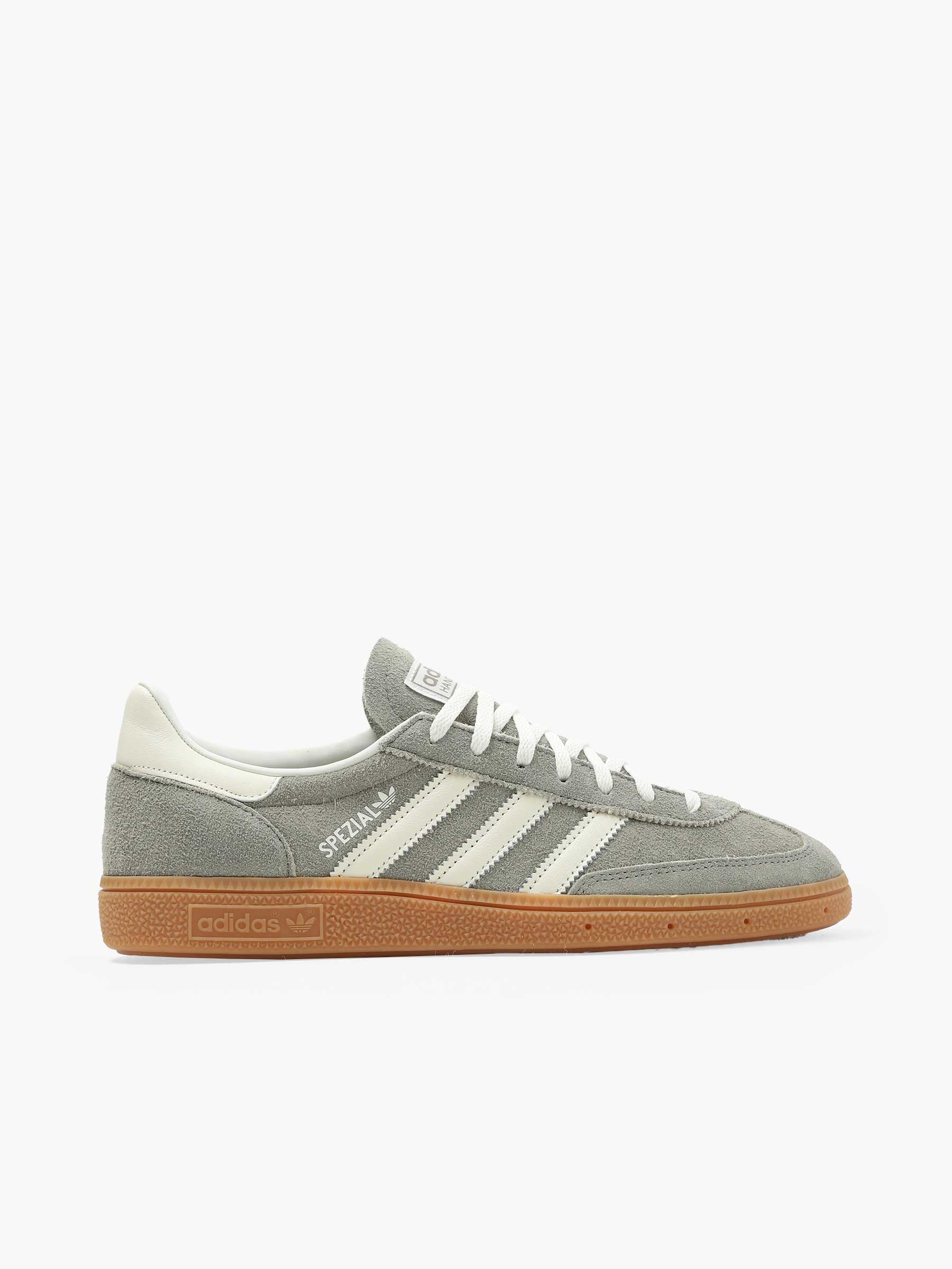 adidas Handball Spezial W Silver Pebble Off White Gum 2 - Freshcotton