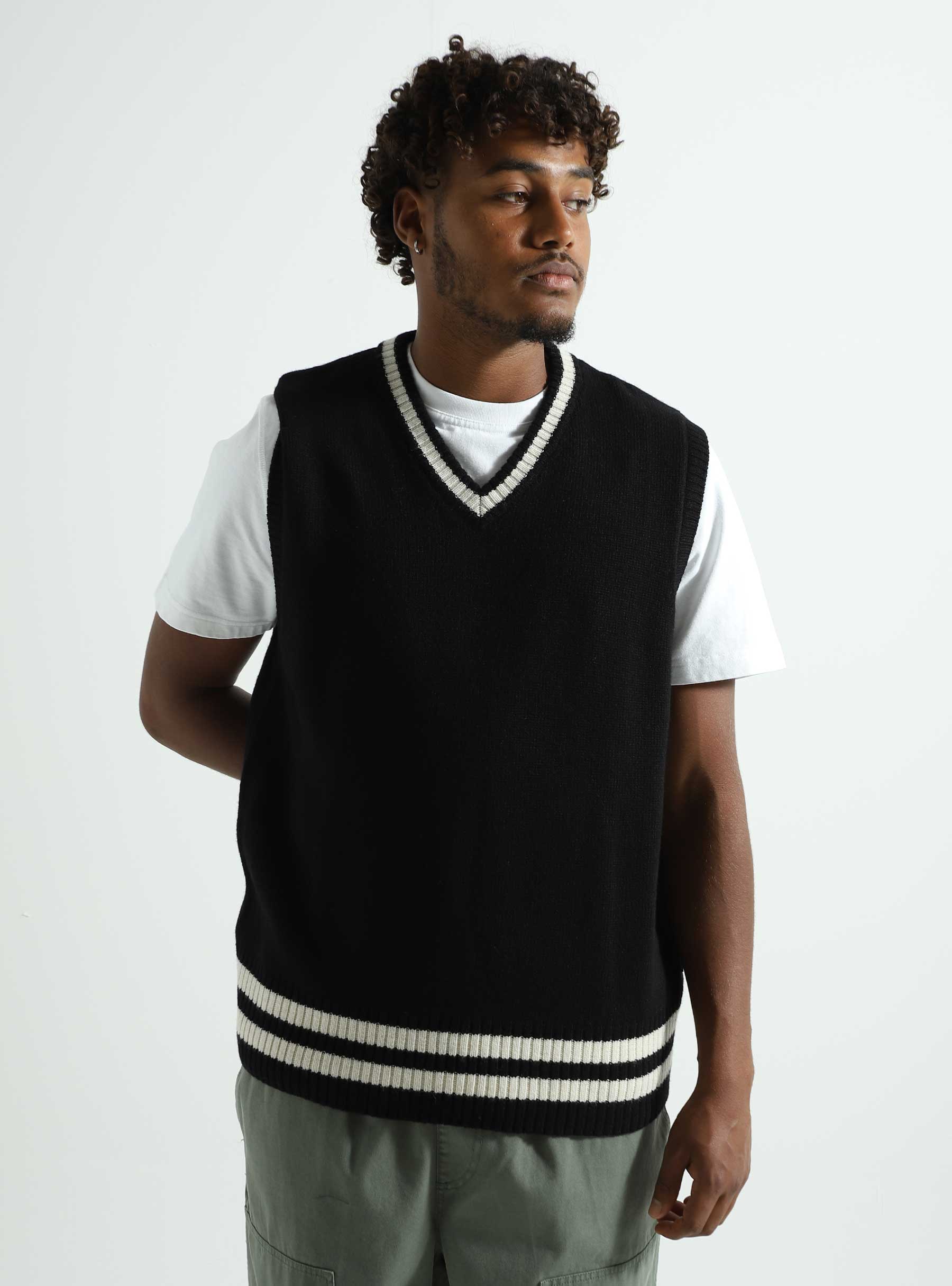 Black v hotsell neck sweater vest