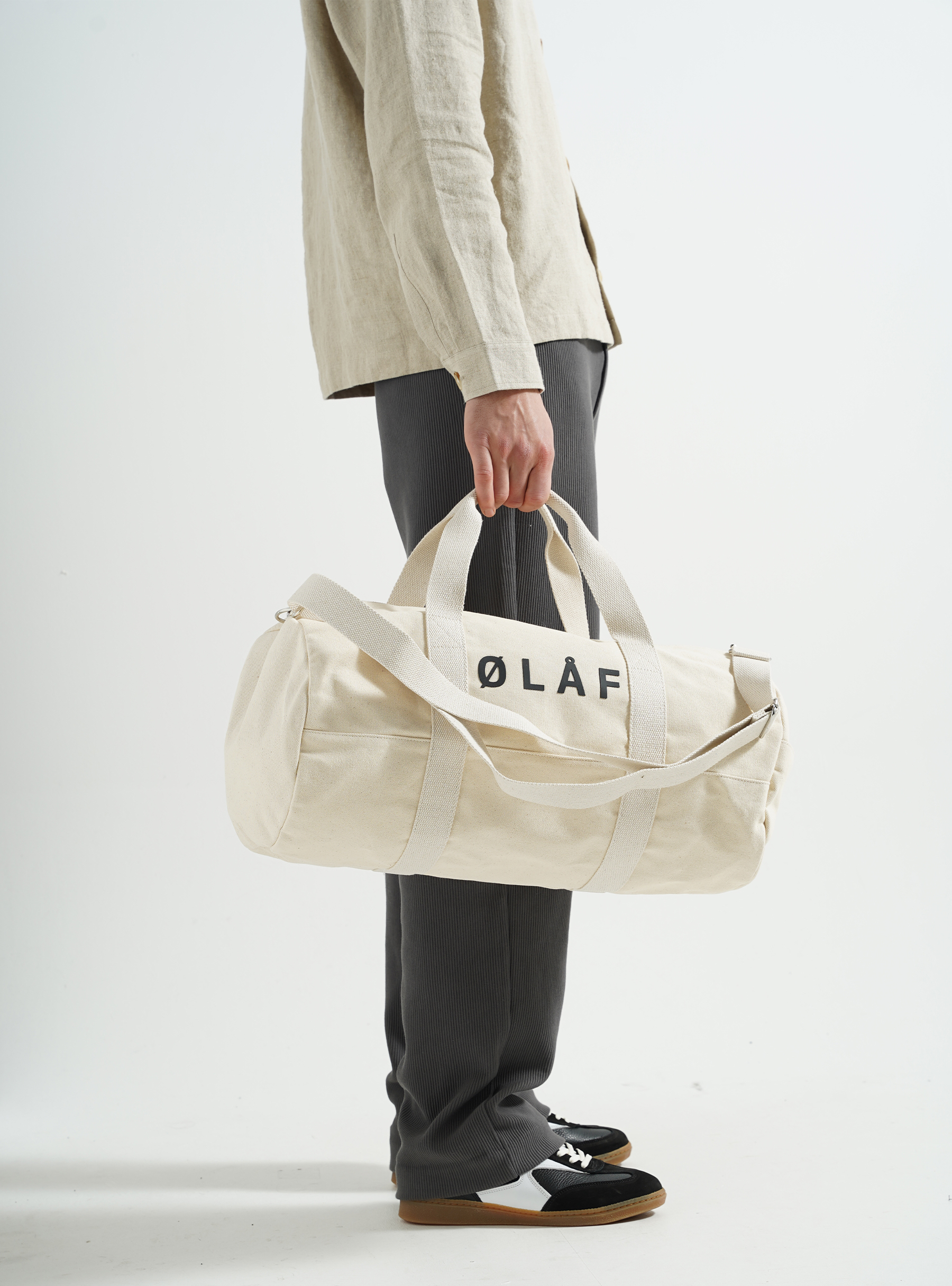 OLAF Gym Bag White - Freshcotton