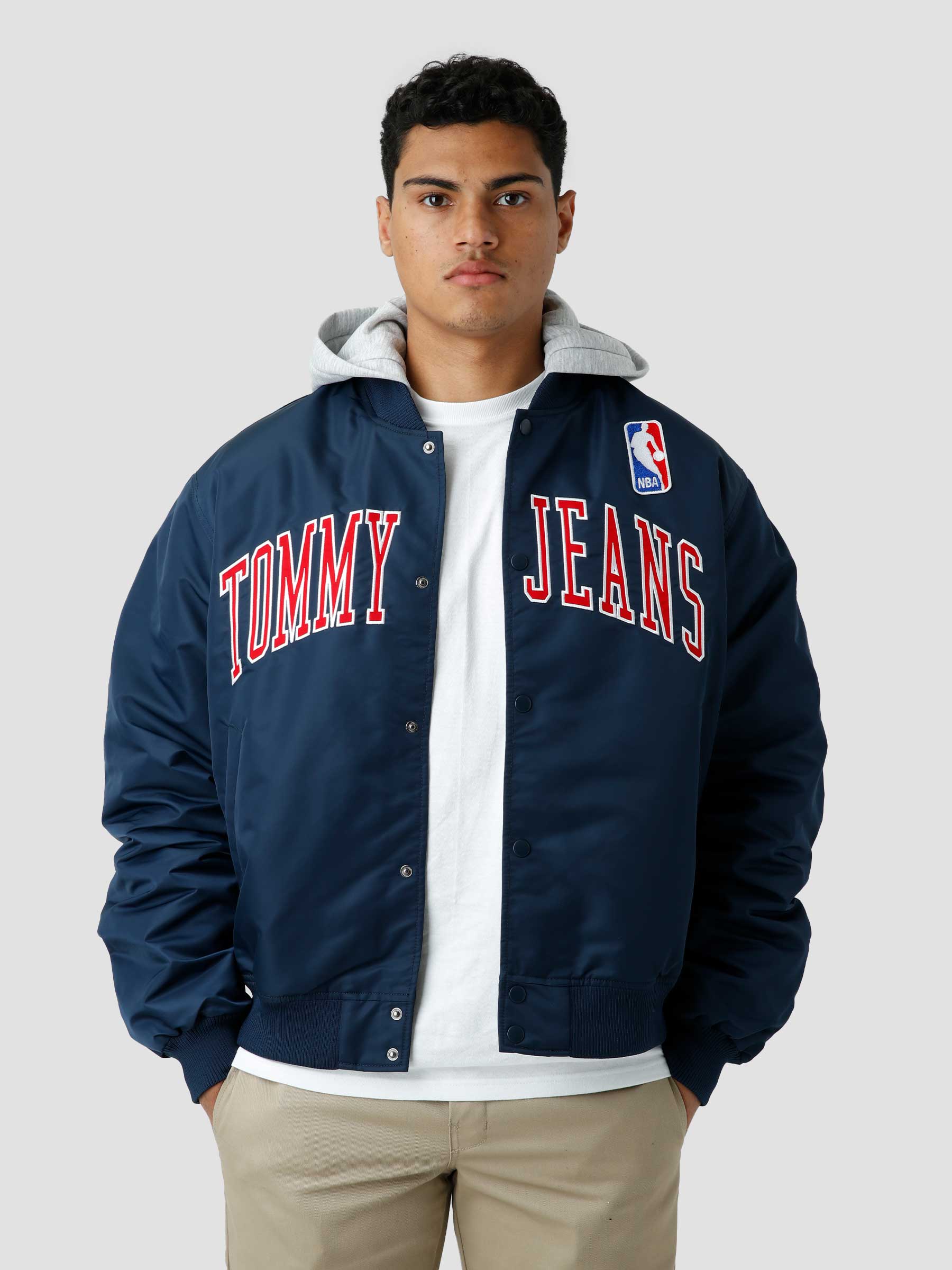 Tommy Jeans TJW NBA-W2 HOODIE - Hoodie - twilight navy/dark blue
