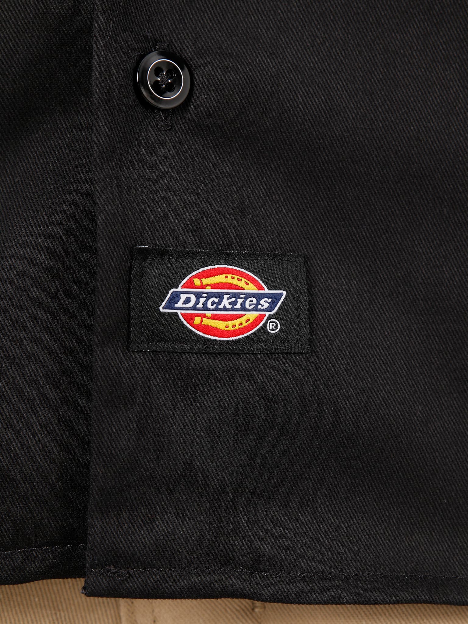 Dickies Short Sleeve Work Shirt Black - Freshcotton