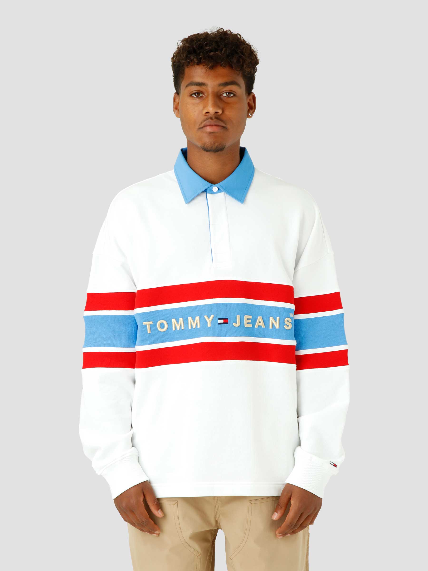 Tommy Jeans TJM Archive Rugby White - Freshcotton