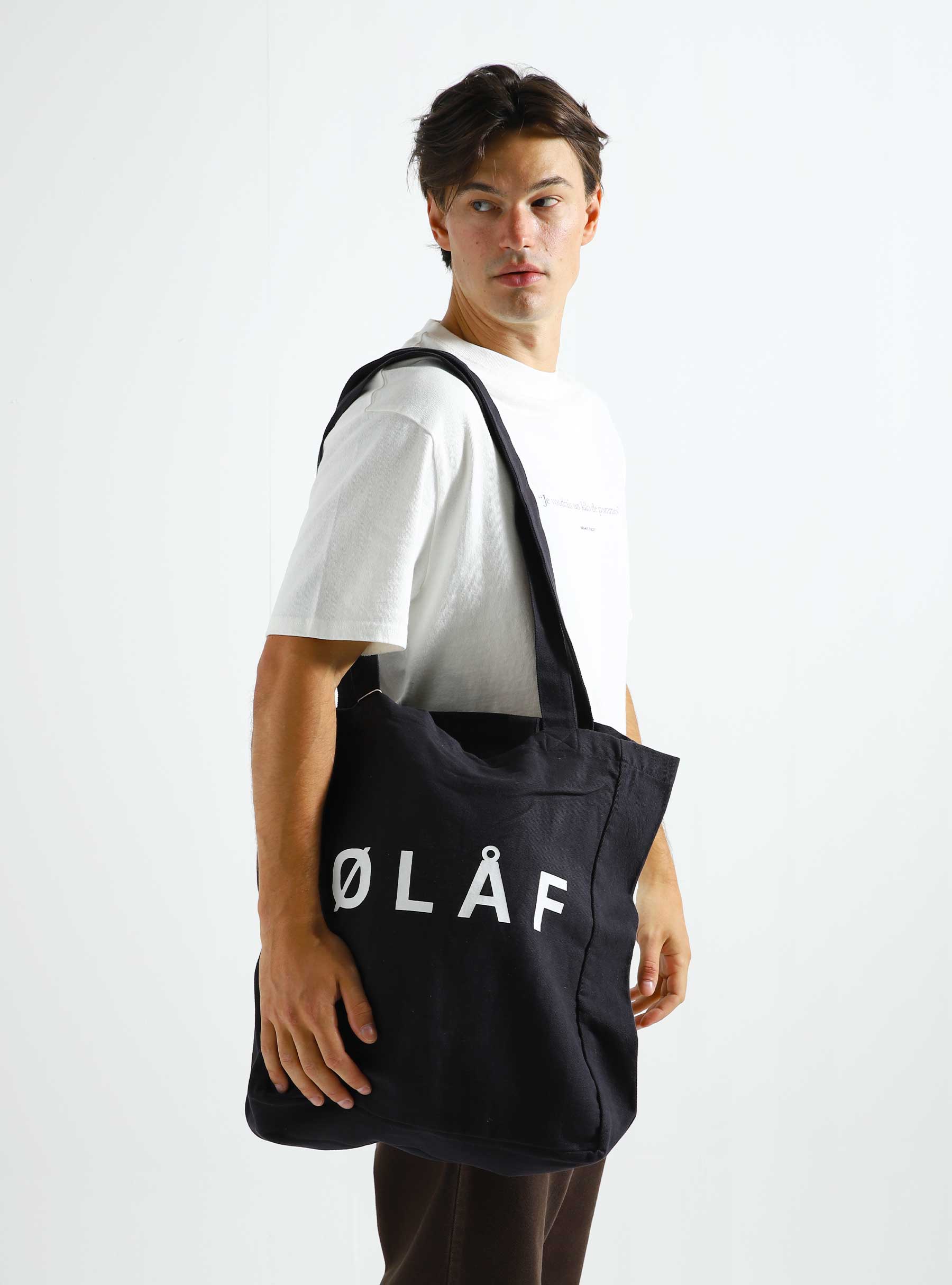 OLAF Tote Bag Black - Freshcotton