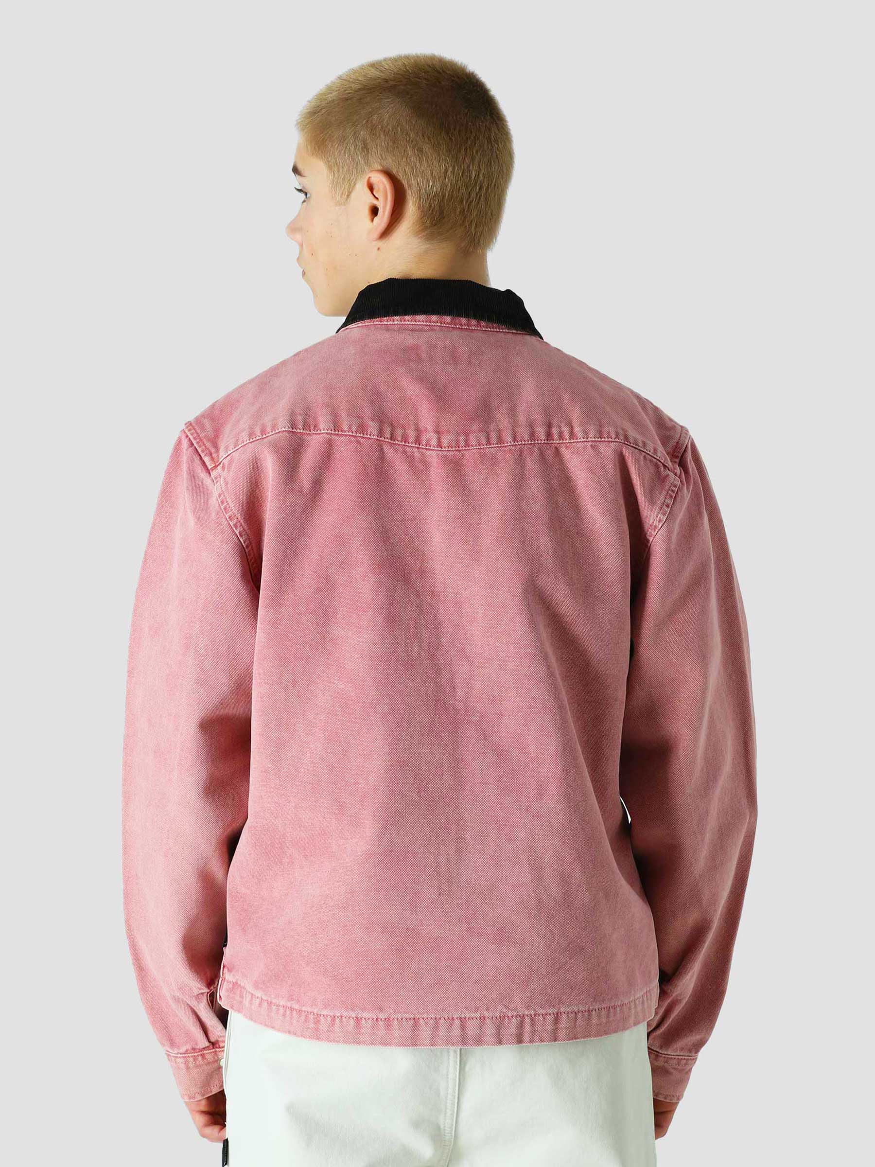 Washed Canvas Work Shirt Dusty Rose 1110214