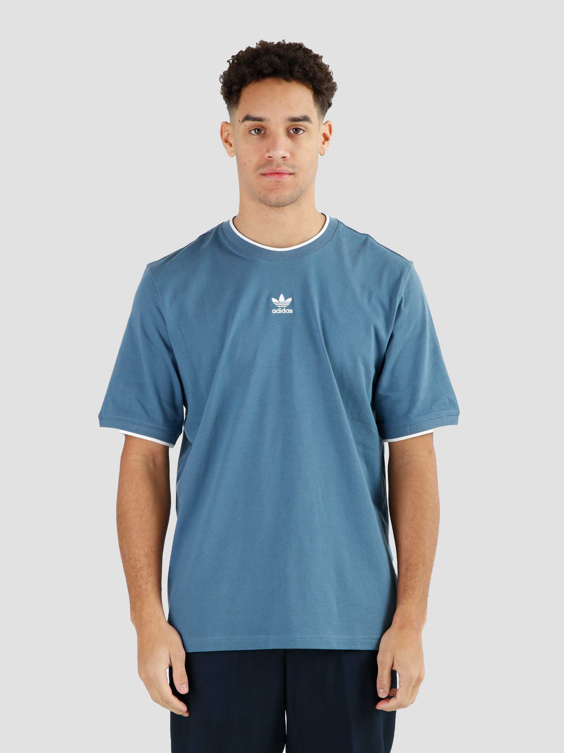 adidas Essential T-Shirt Wonder Steel - Freshcotton