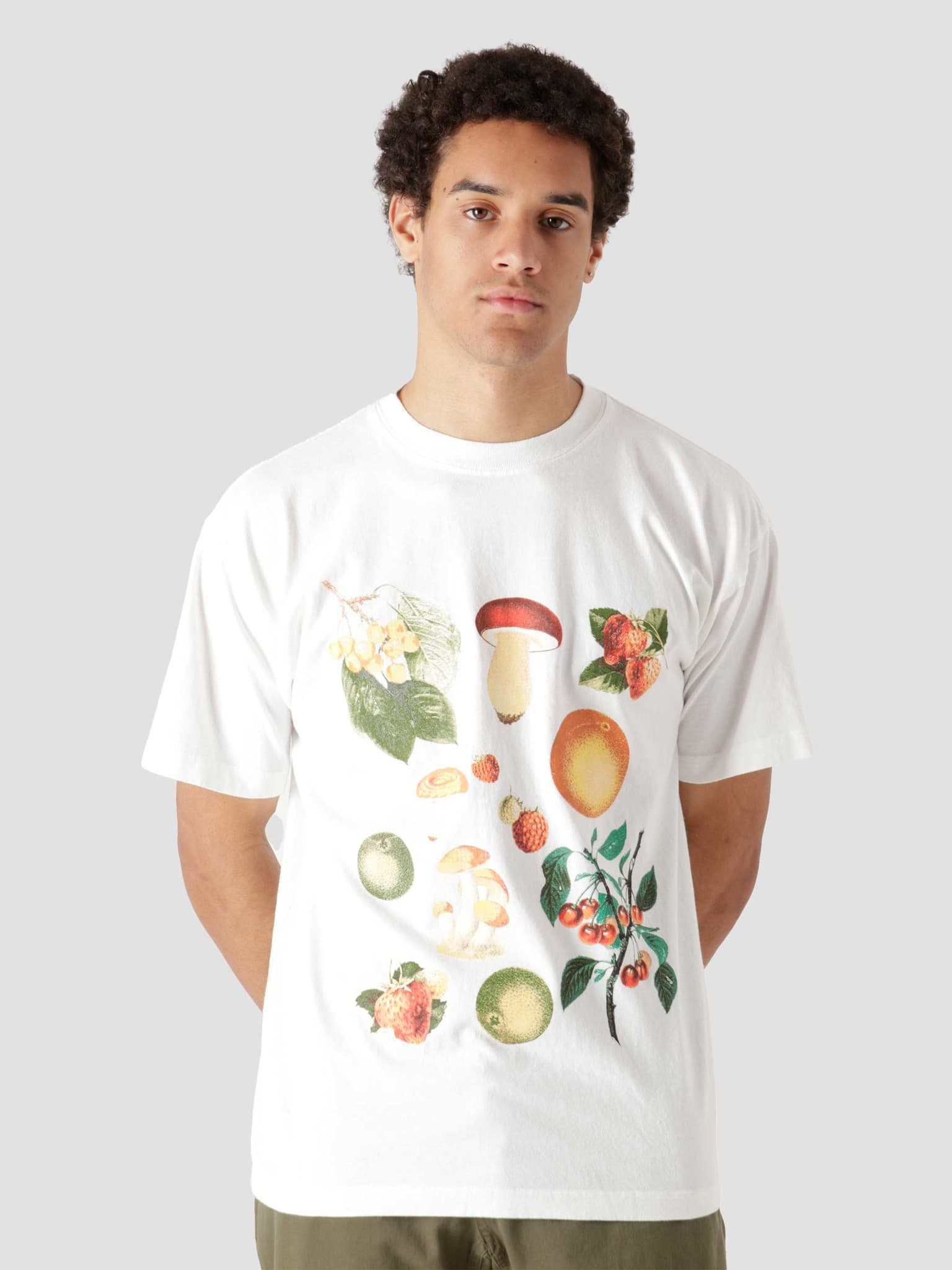 Obey Fruits & Mushrooms White - Freshcotton