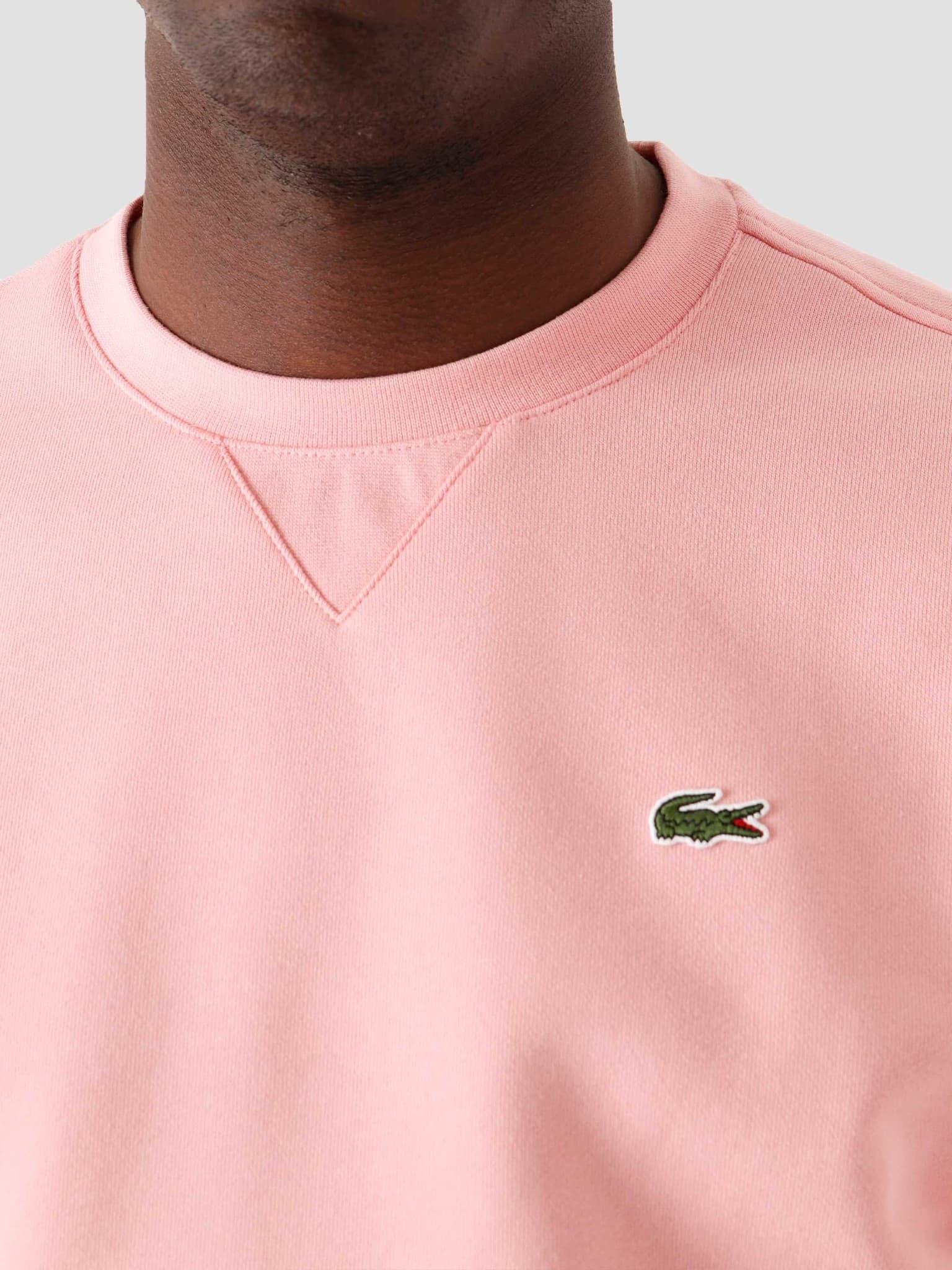 Pink clearance lacoste jumper