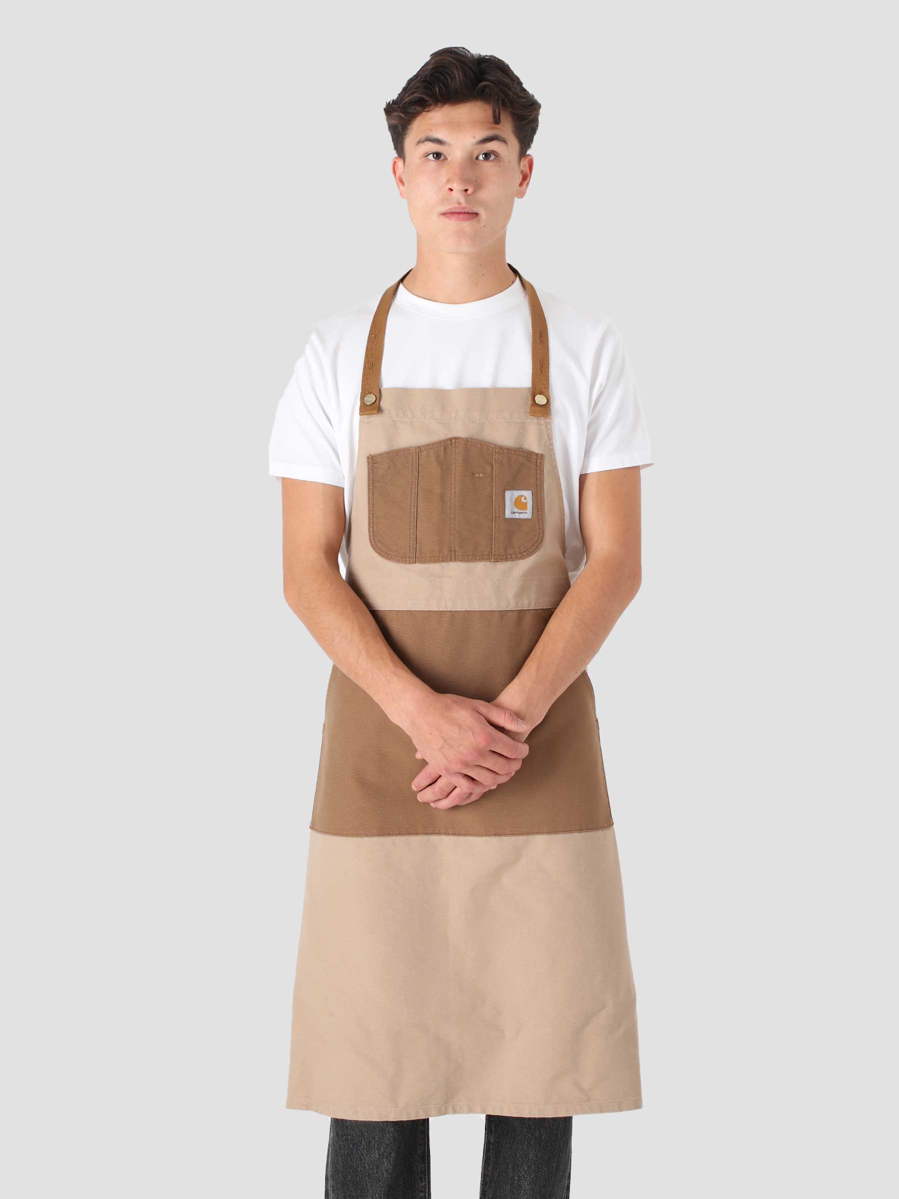 Gadgets  Tonare Bib Apron Dusty H Brown / Hamilton Brown Rinsed